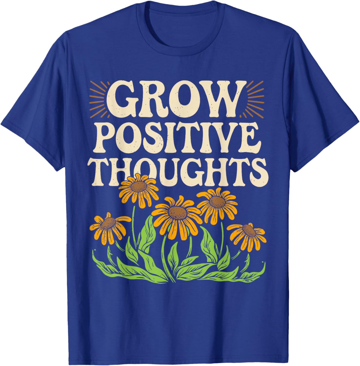 Grow Positive Thoughts T-Shirt for Mental Health Awareness and Style - 5
