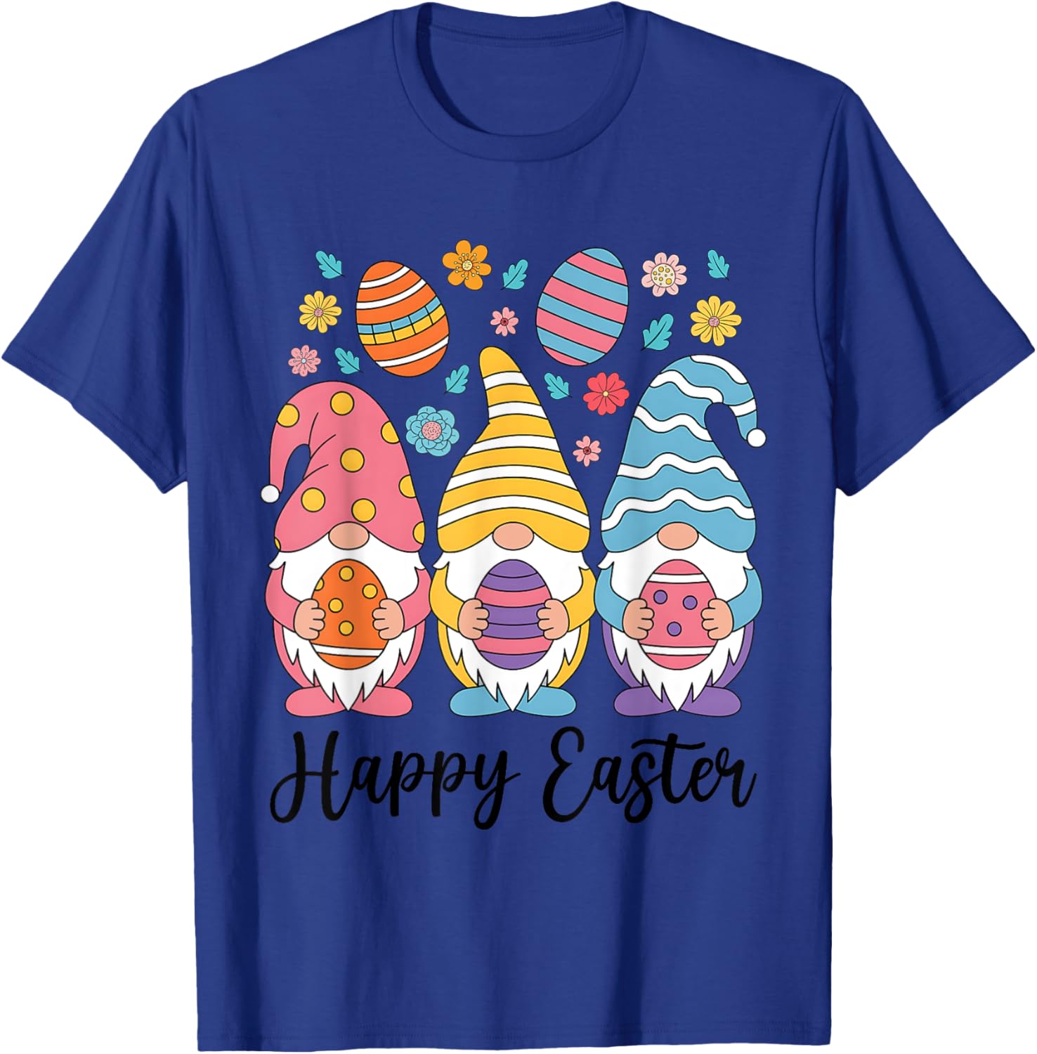 Happy Easter Gnomes T-Shirt for Women Girls Kids Perfect for Egg Hunts - 16