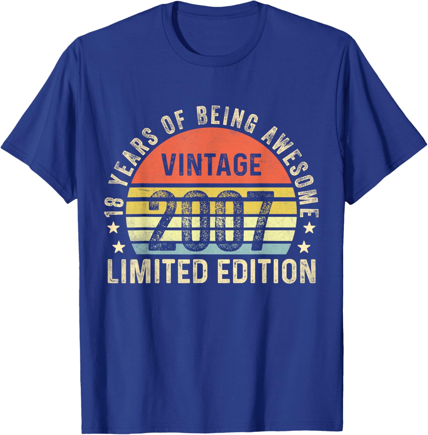 Vintage 2007 Limited Edition 18th Birthday T-Shirt Cool Gift Idea - 7