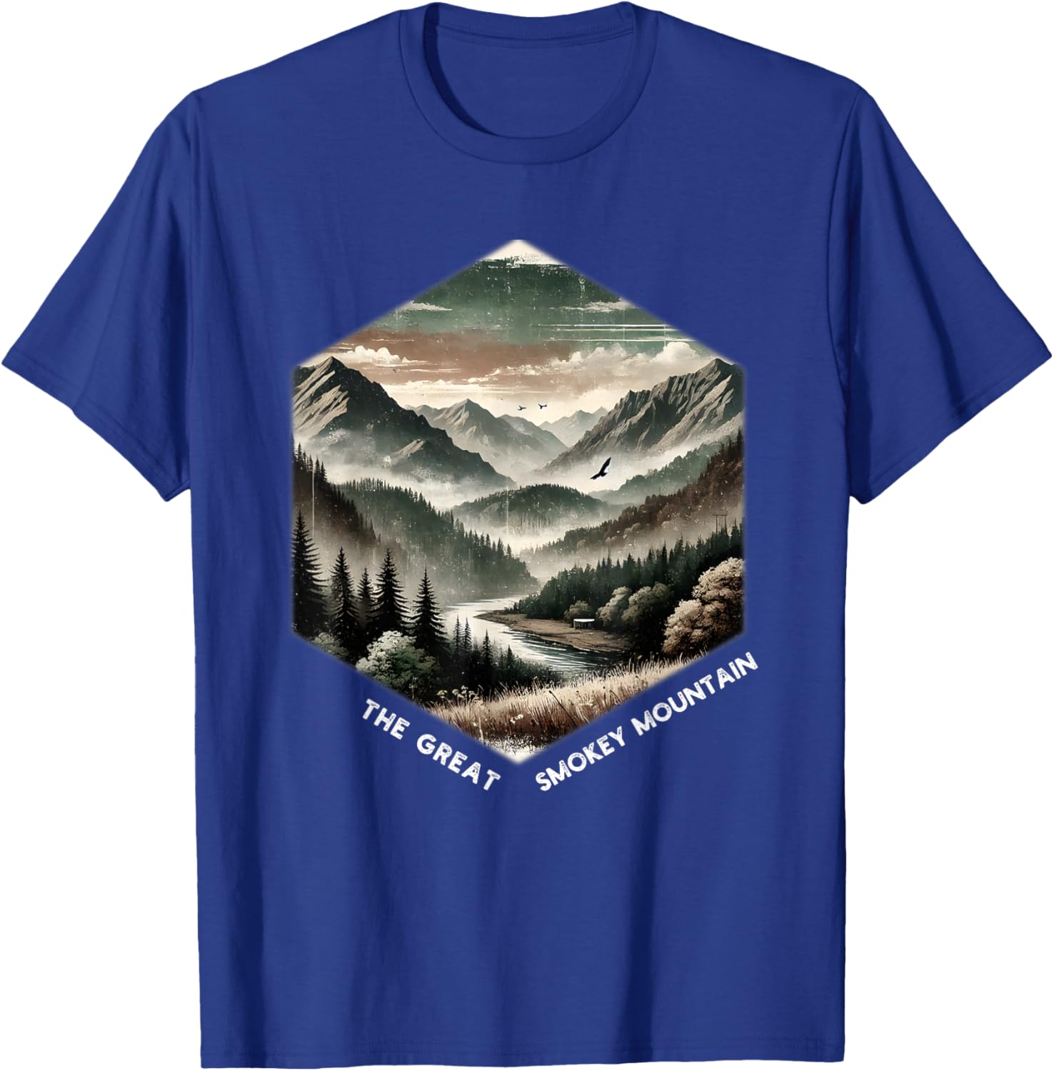 Smoky Mountains Vintage Graphic T-Shirt for Nature Lovers and Adventurers - 19