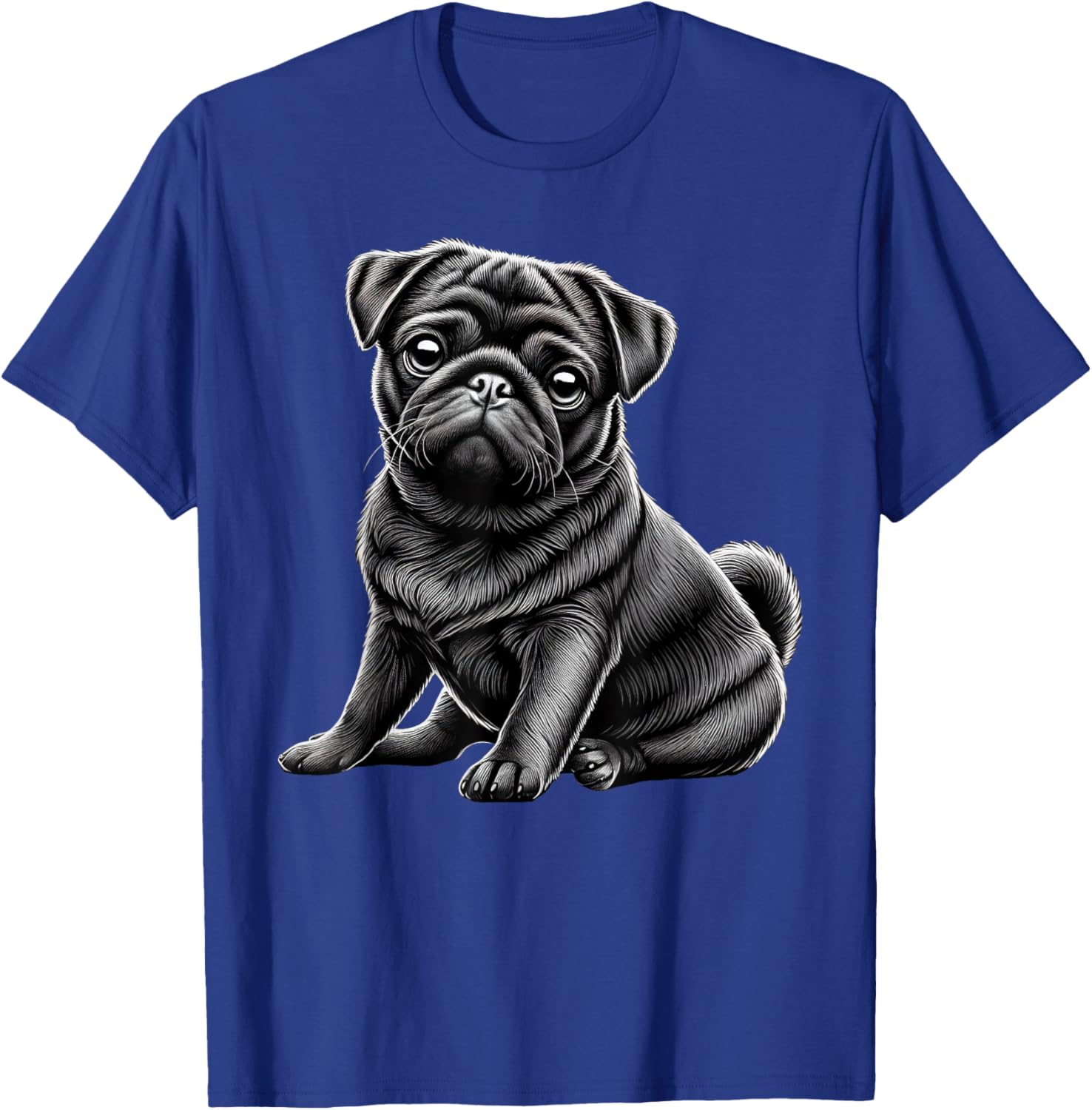 Adorable Black Pug T-Shirt for Men, Women, and Kids - Perfect Pet Gift - 11