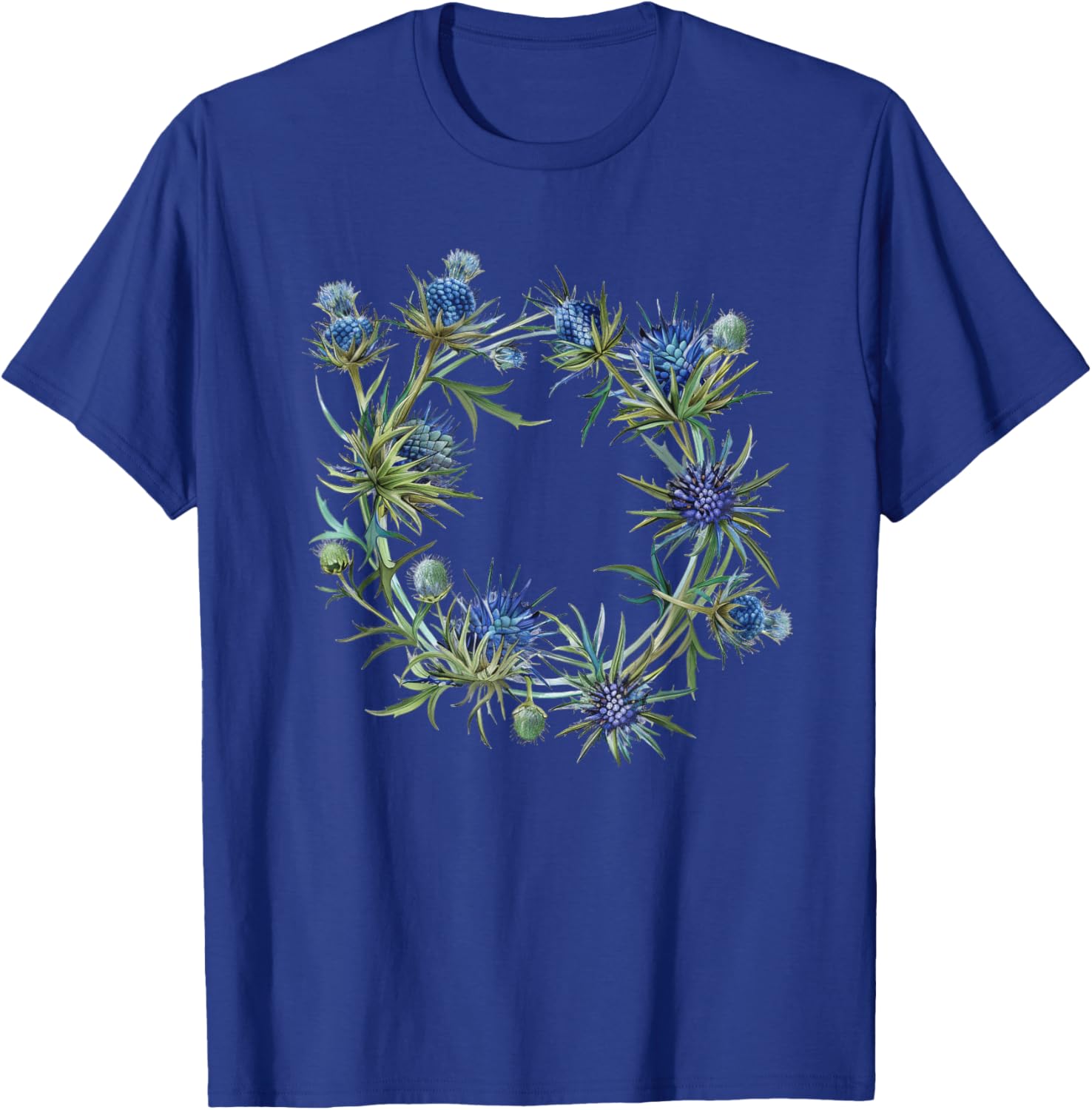 Eryngium Wreath T-Shirt for Nature Lovers - Stylish & Comfortable Wear - 5