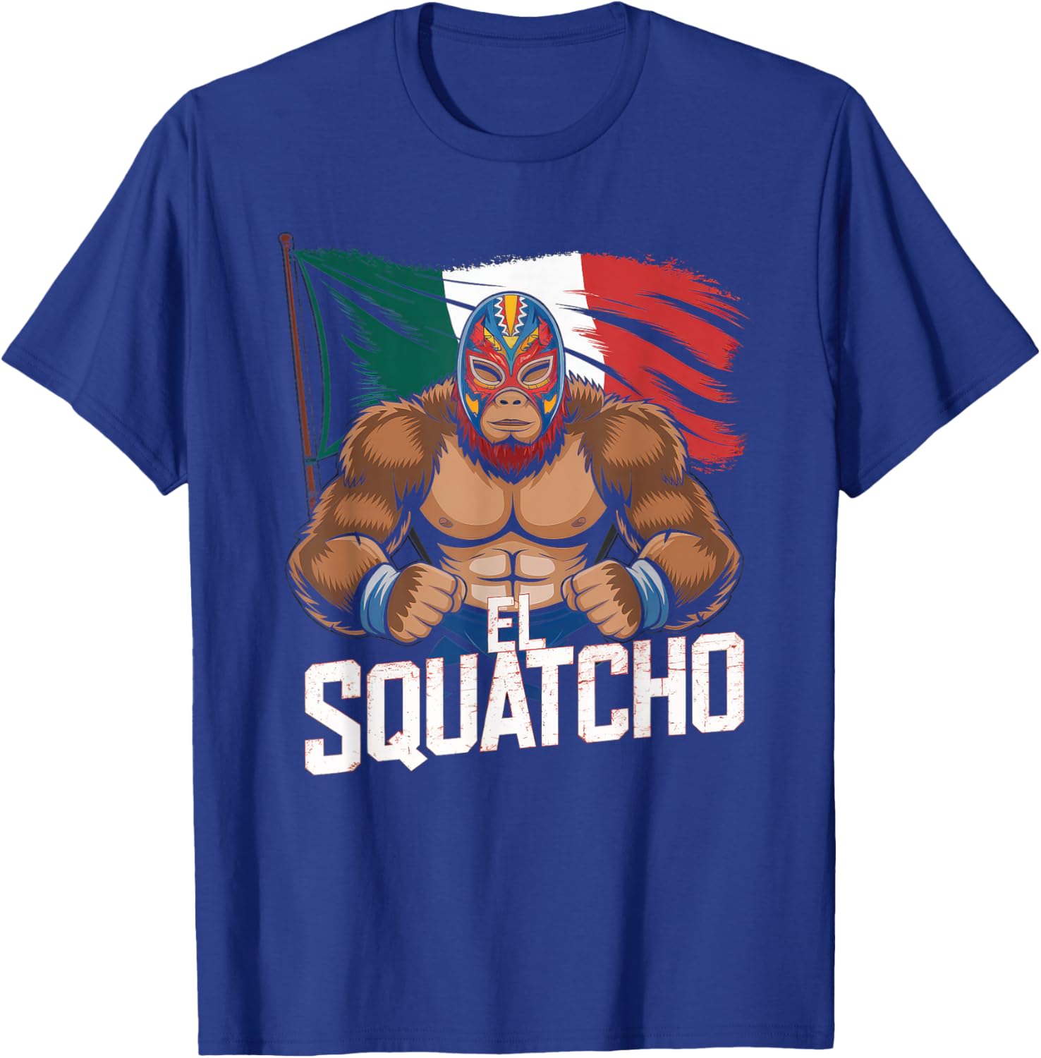 El Squatcho Bigfoot T-Shirt for Men and Women - Fun Sasquatch Design - 12