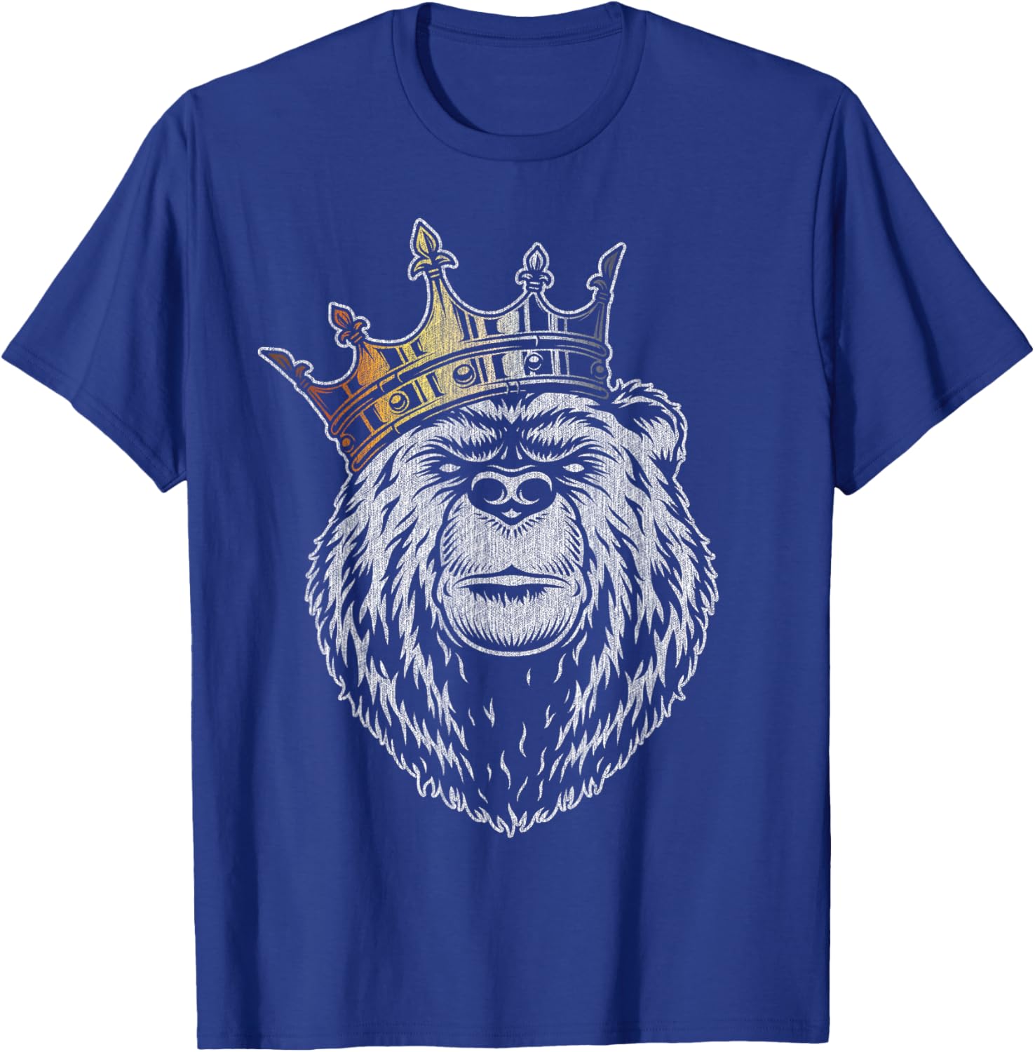 Bear Pride Majestic Crown T-Shirt in Bear Flag Colors for Everyone - 4