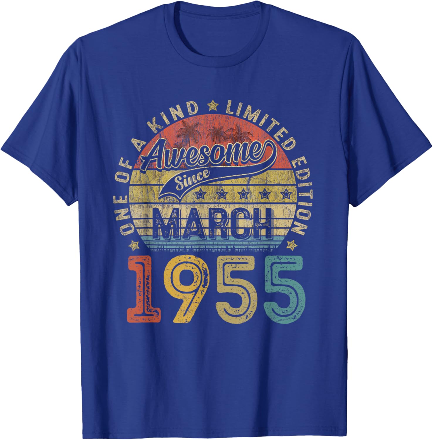 Funny 70th Birthday T-Shirt Vintage Retro March 1955 Gift for Him/Her - 15