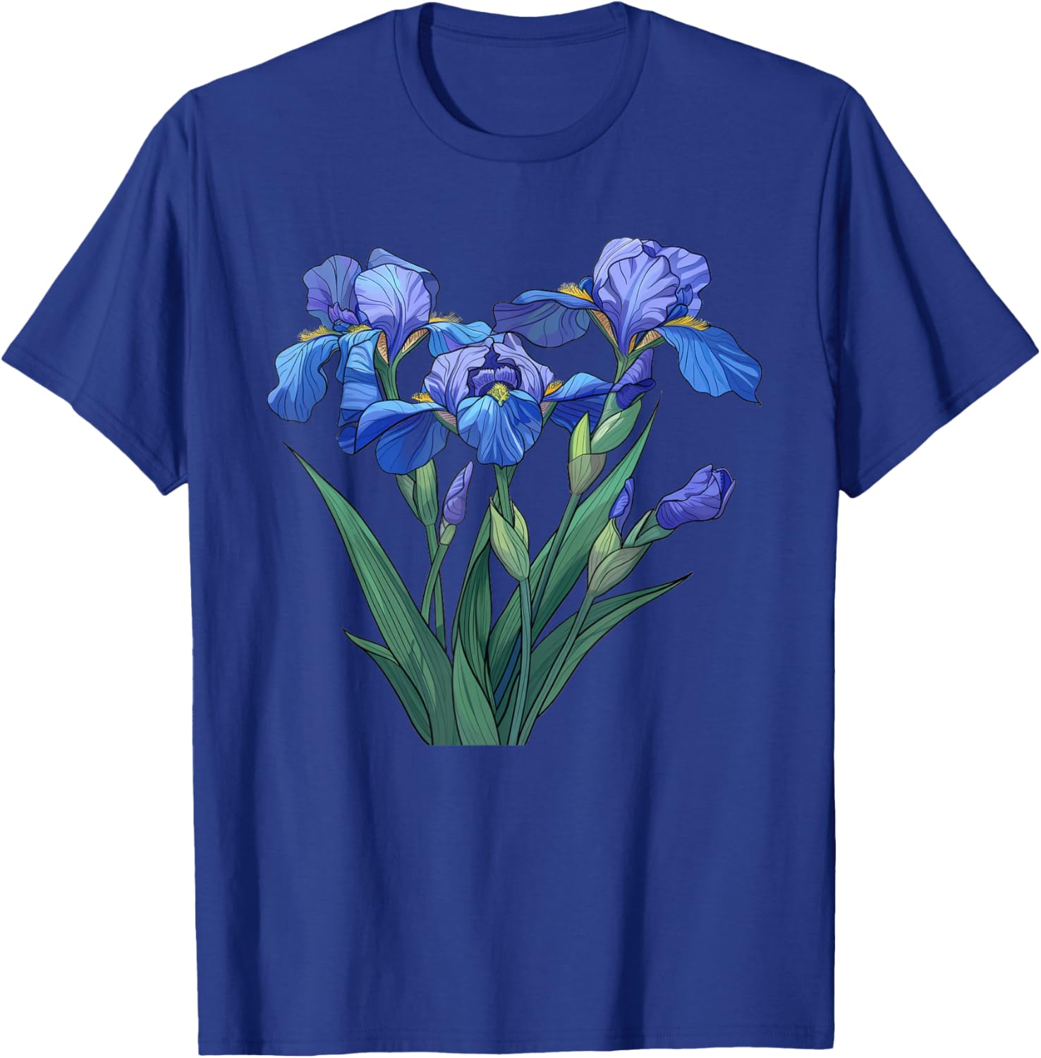 Iris Flowers Anime T-Shirt - Stylish and Colorful Graphic Tee - 2