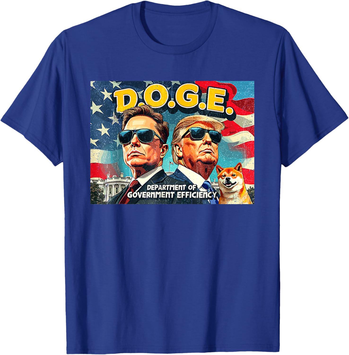 DOGE Department of Government Efficiency Trump 47th Anniversary T-Shirt - 19