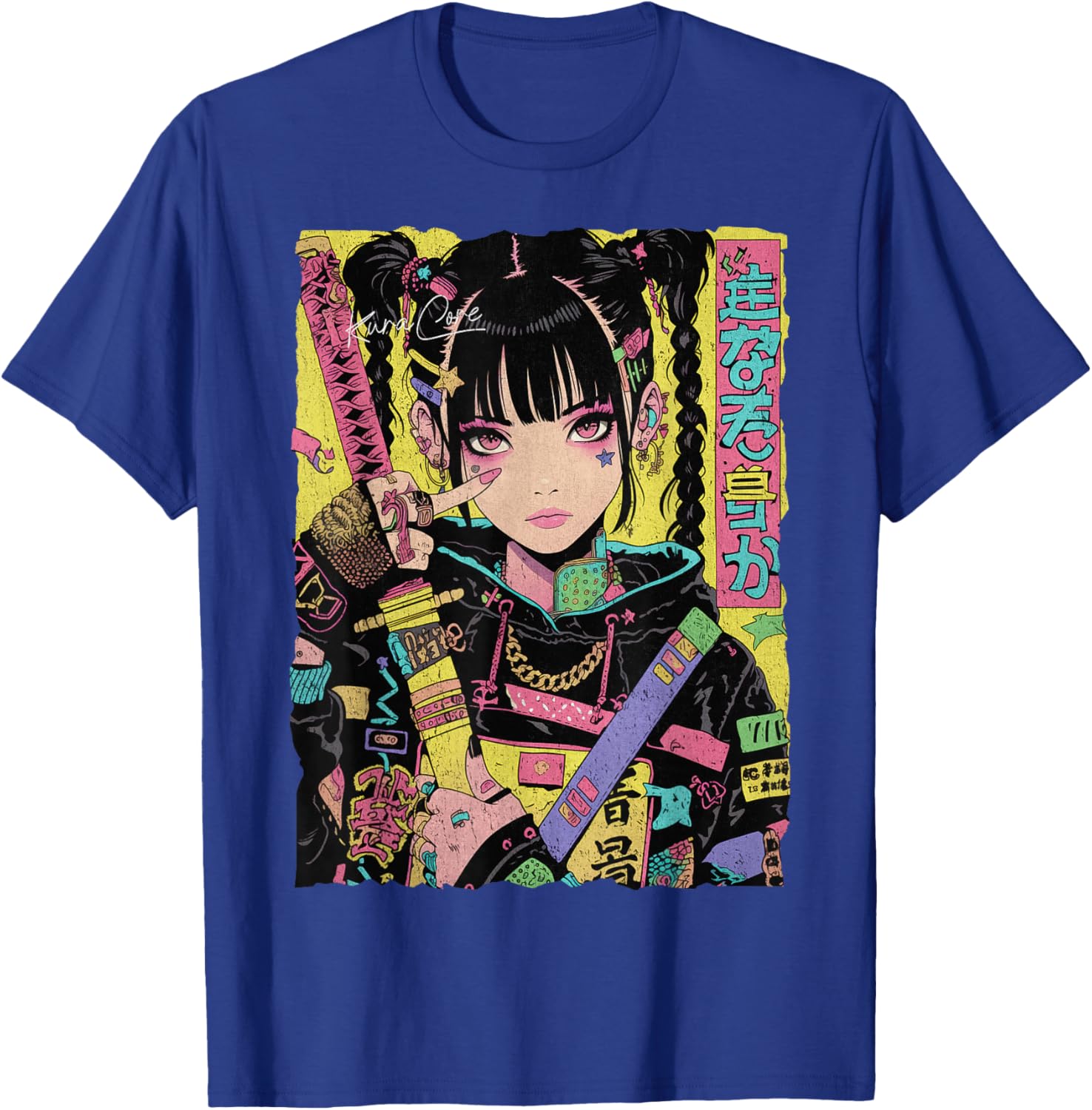 Trendy Japanese Cyberpunk Y2K Techwear Anime T-Shirt for Fashion Lovers - 15