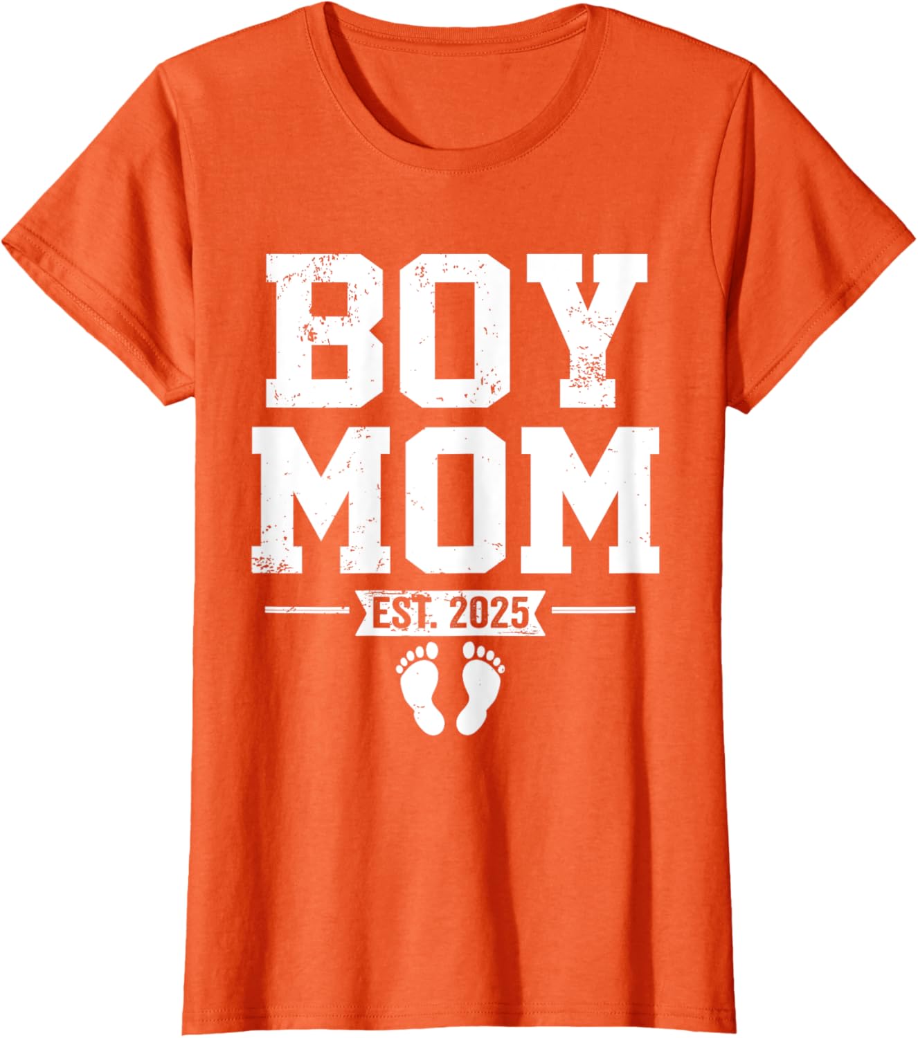 Boy Mom Established 2025 Newborn Mother's Day Gift T-Shirt - 9