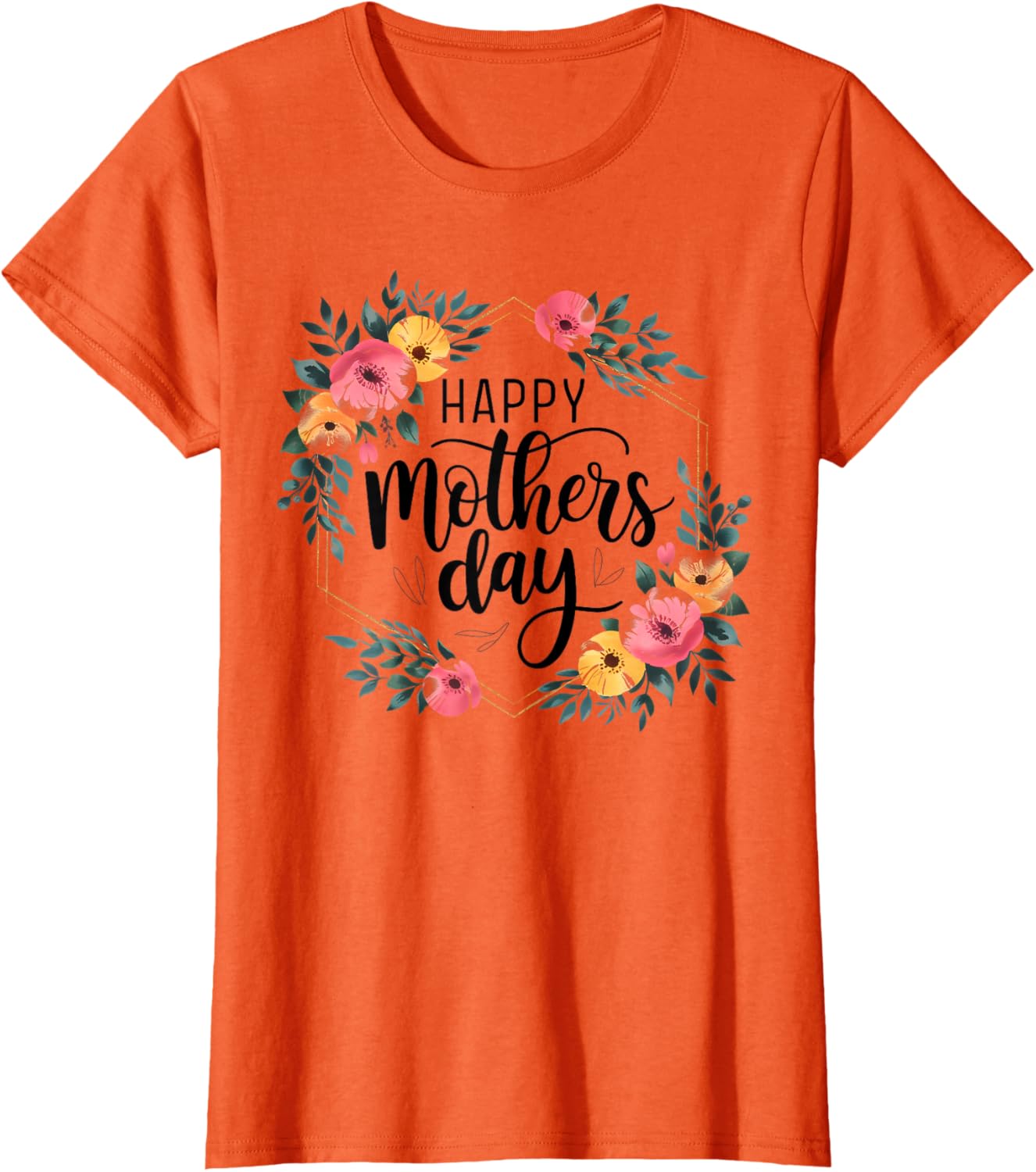 Floral Happy Mother’s Day T-Shirt for Moms and Grandmas - Stylish Gift - 4