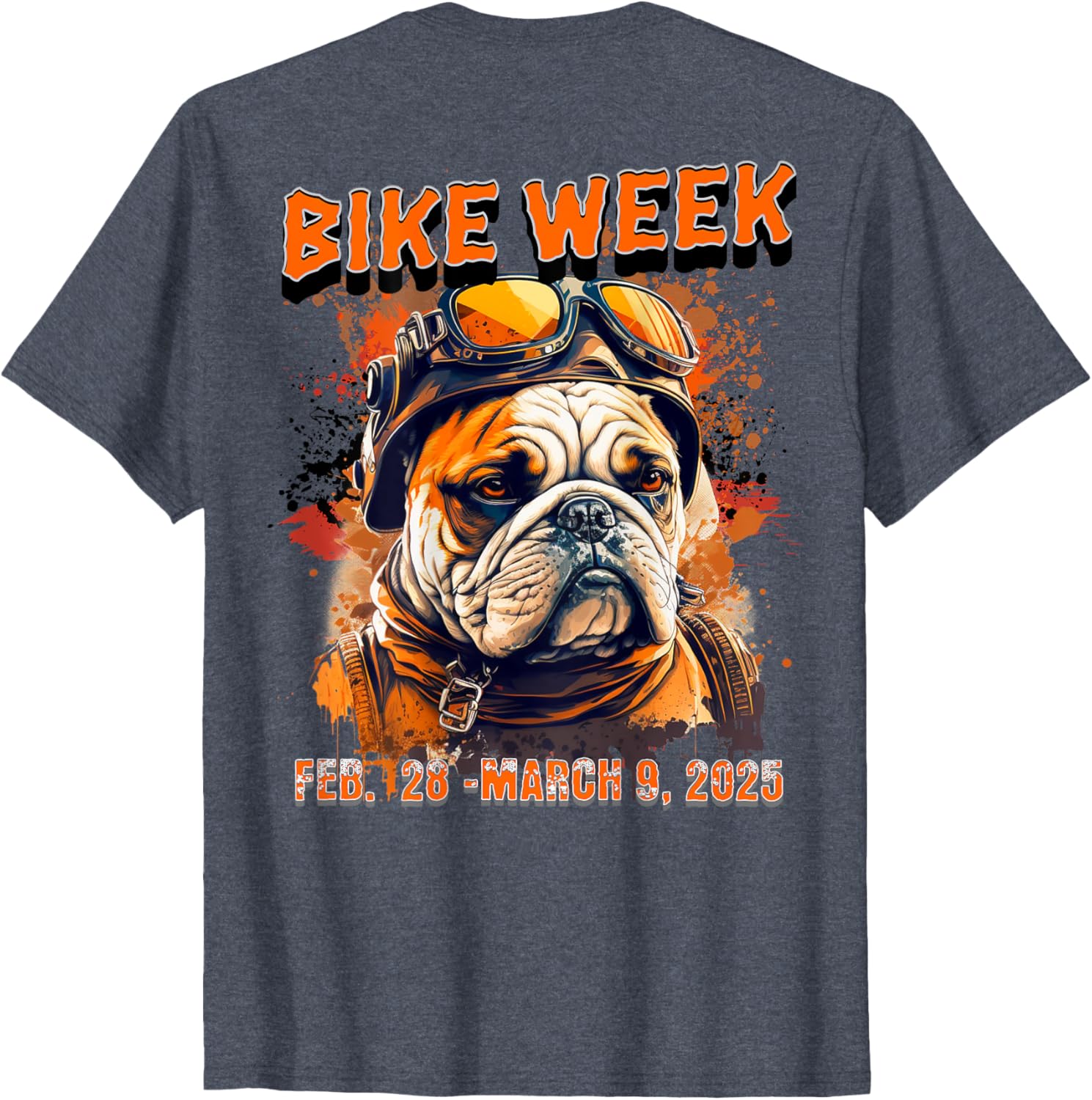 Bike Week 2025 Rally Dog Art T-Shirt for Men, Women, and Kids - 2