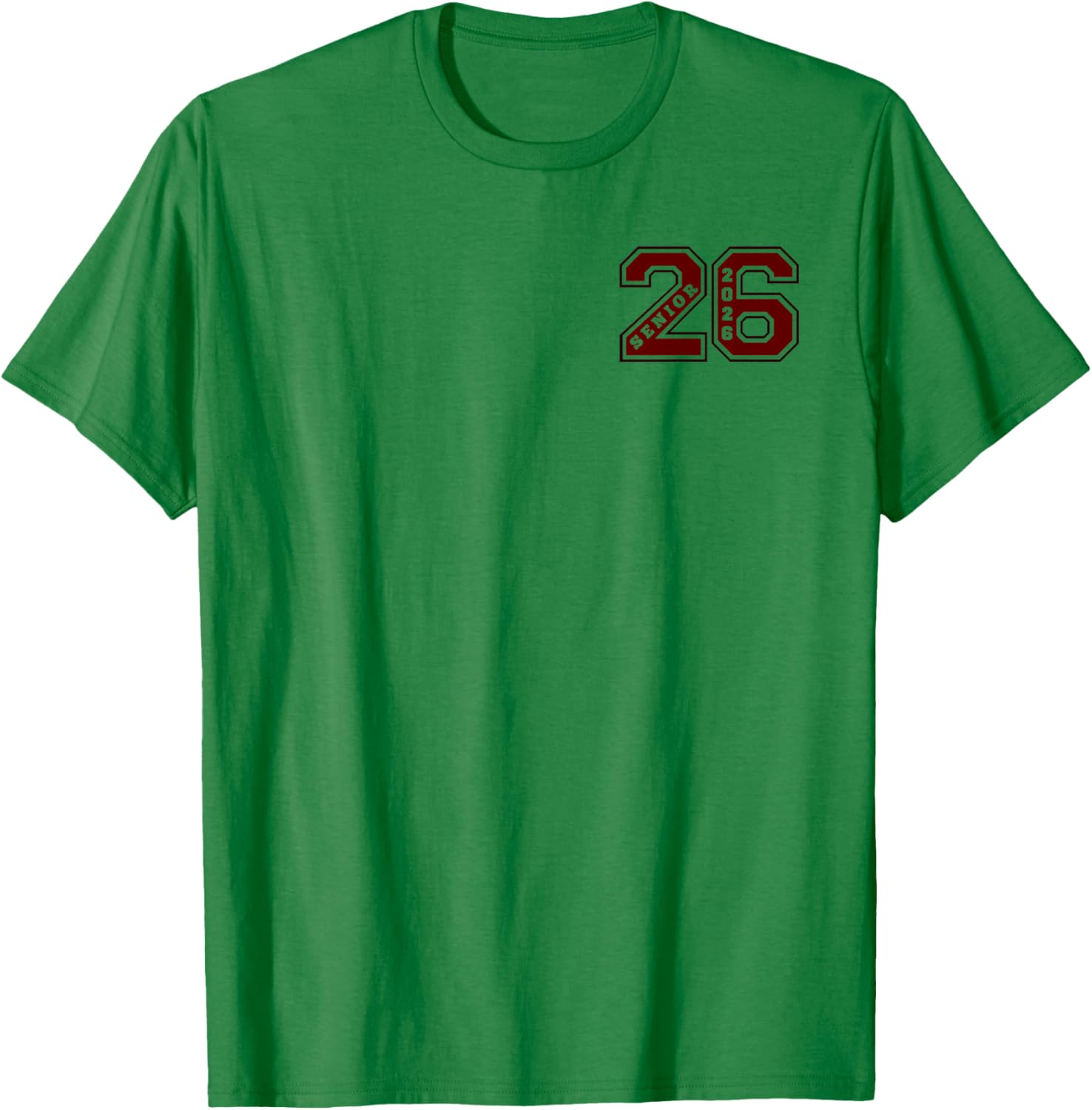 Maroon Senior Class 2026 T-Shirt - Elite Wear for Graduates - 10