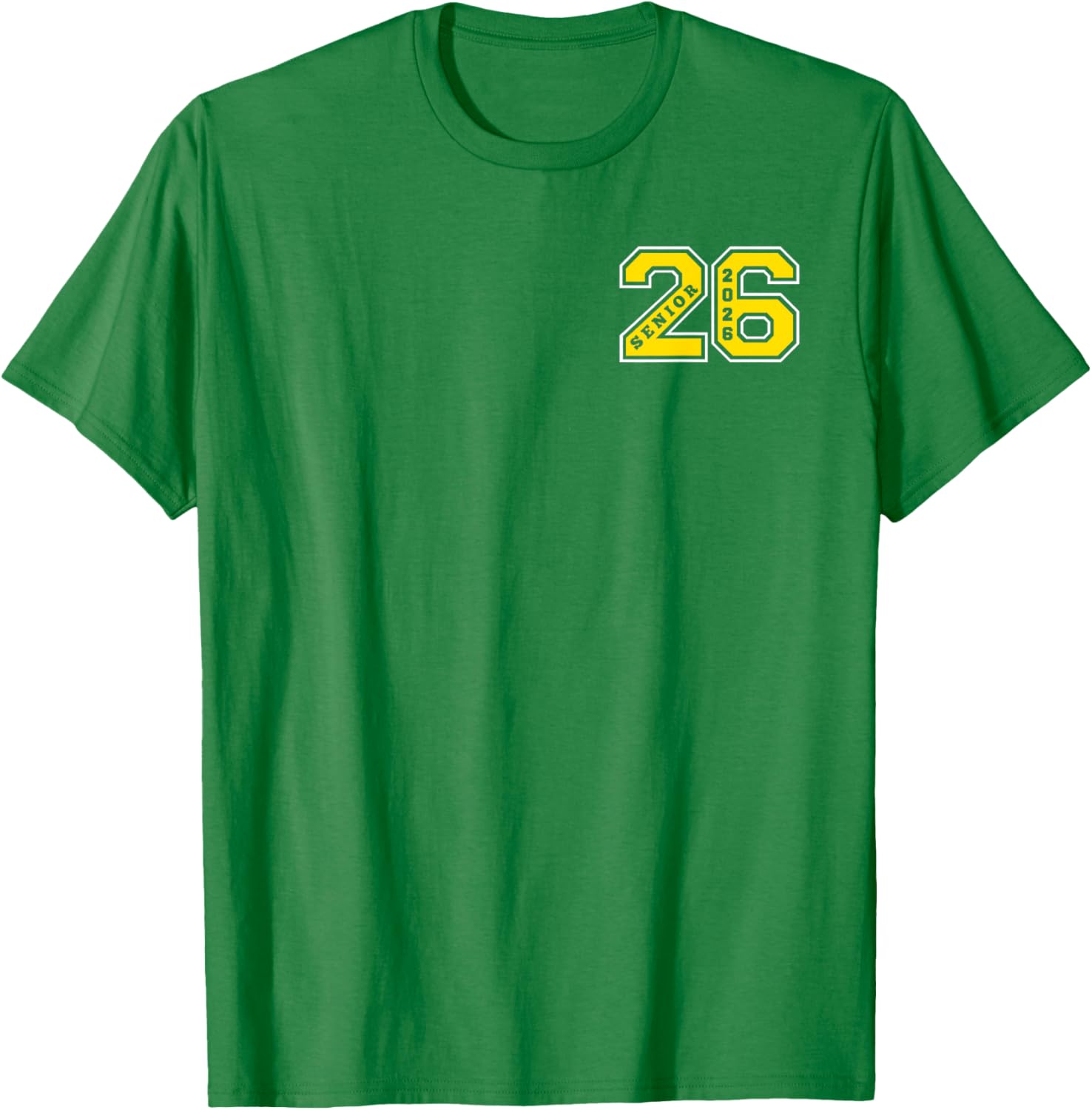 Gold Senior Class 26 T-Shirt Elite Wear for 2026 Graduation Celebration - 18