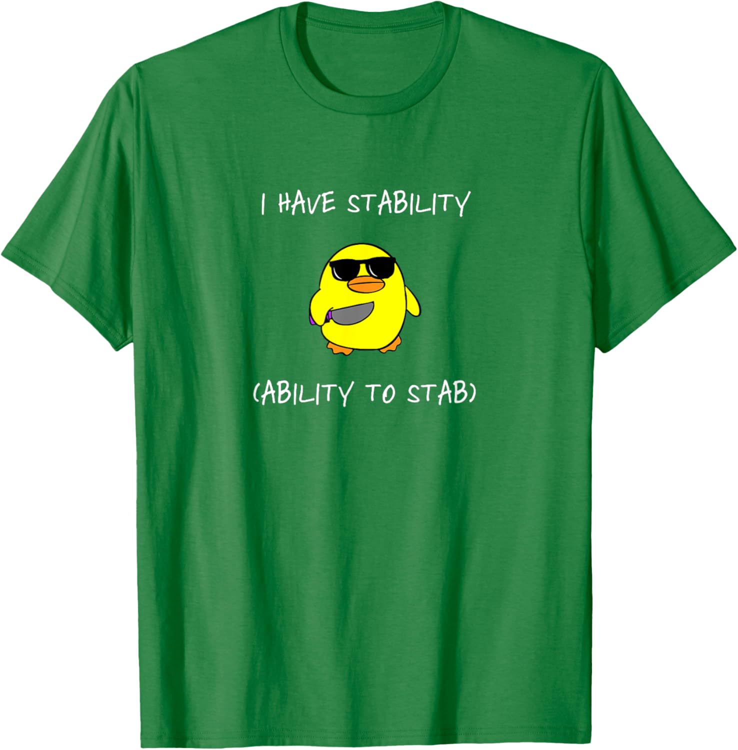 Funny I Have Stability Ability To Stab T-Shirt for Casual Wear - 5