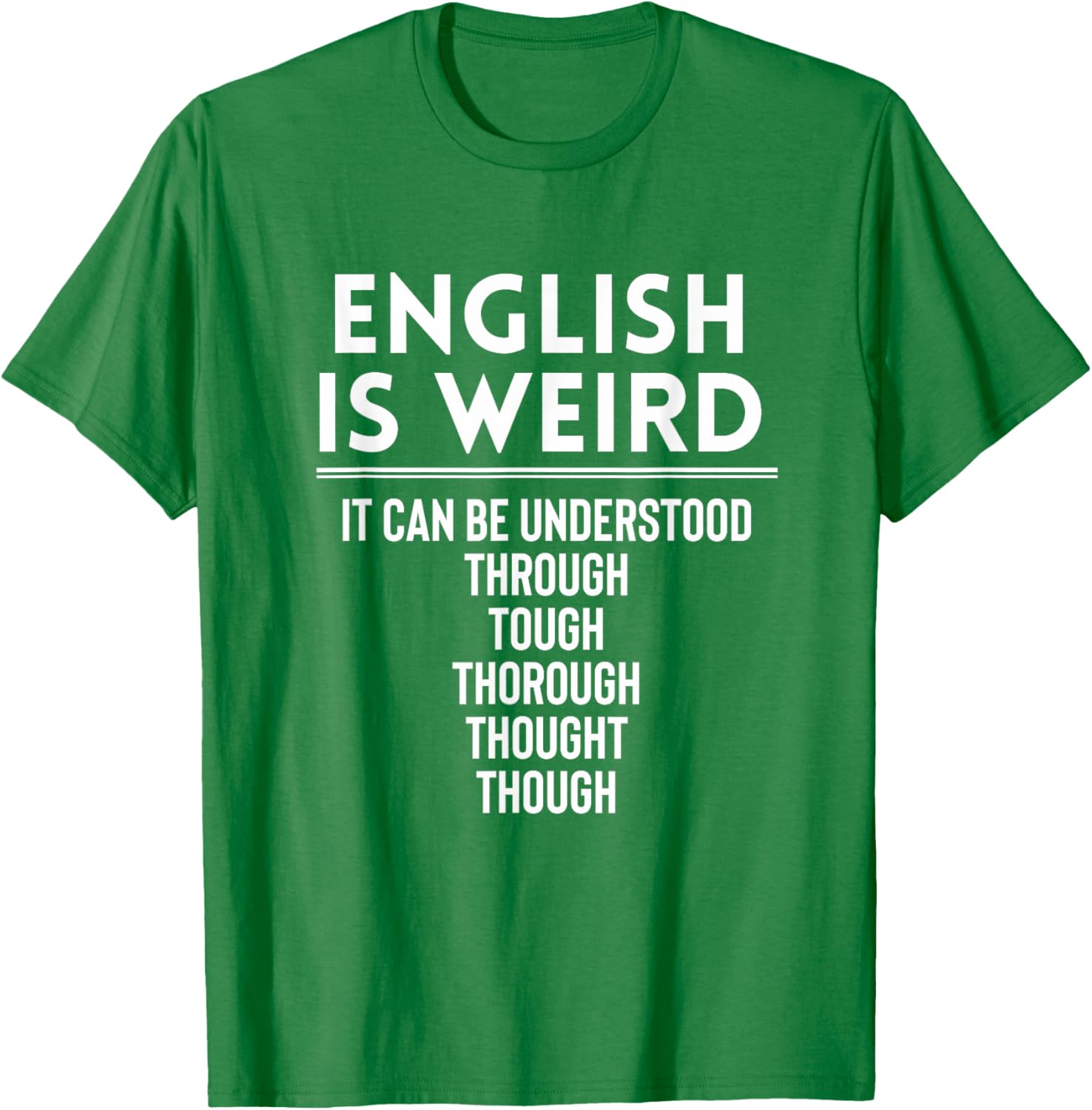 Funny Grammar T-Shirt for English Teachers - Perfect Back to School Gift - 19
