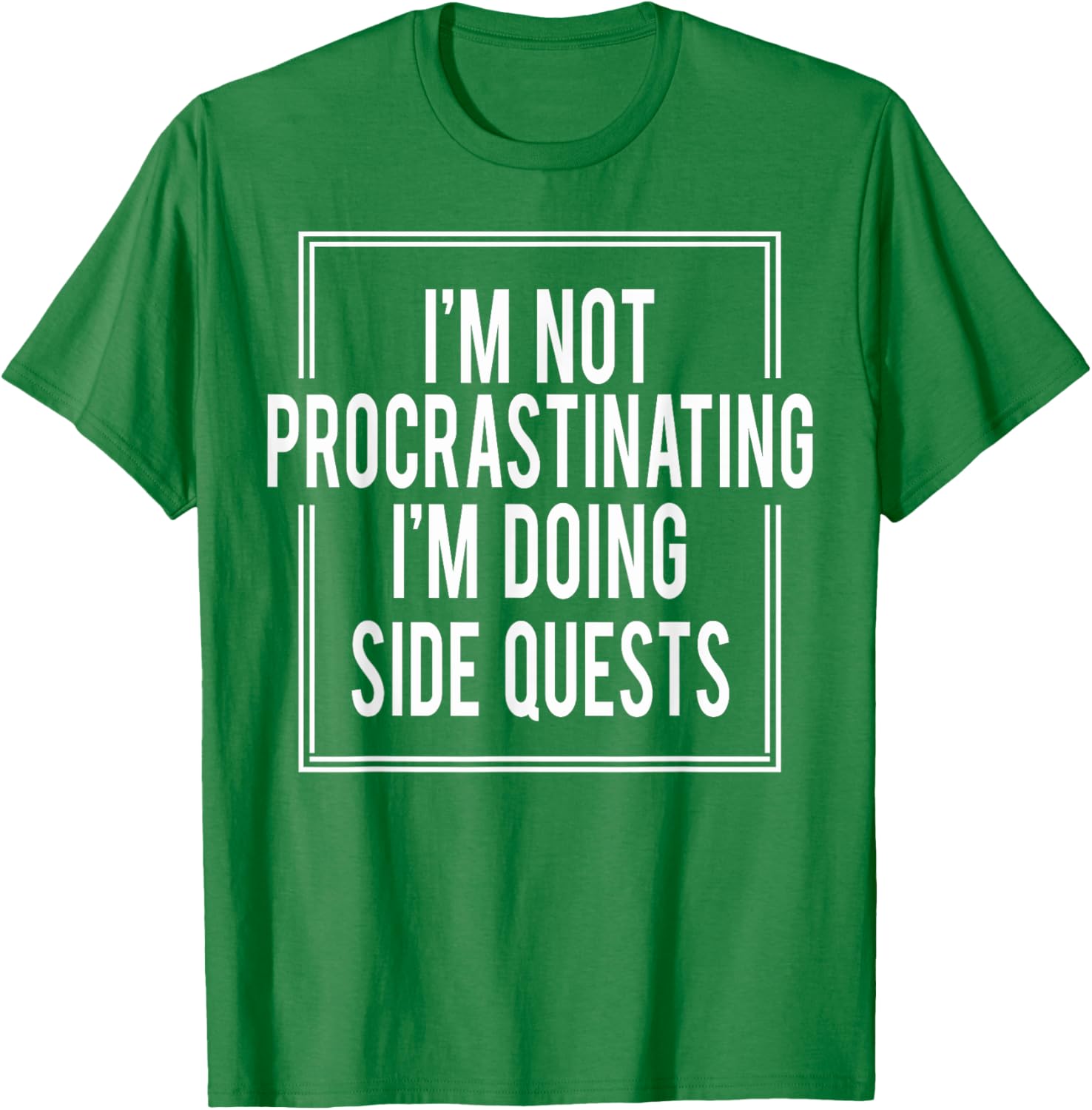 I'm Not Procrastinating I'm Doing Side Quests T-Shirt for Gamers - 9