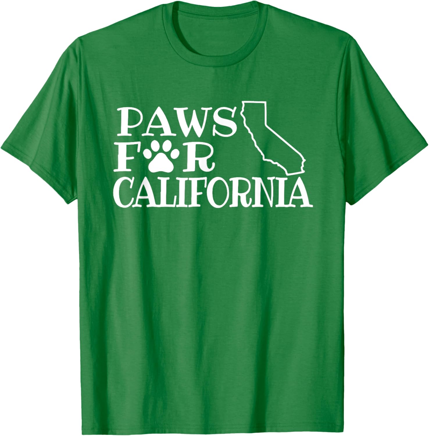 Funny Paws for California Unisex Short Sleeve T-Shirt for Dog Lovers - 13