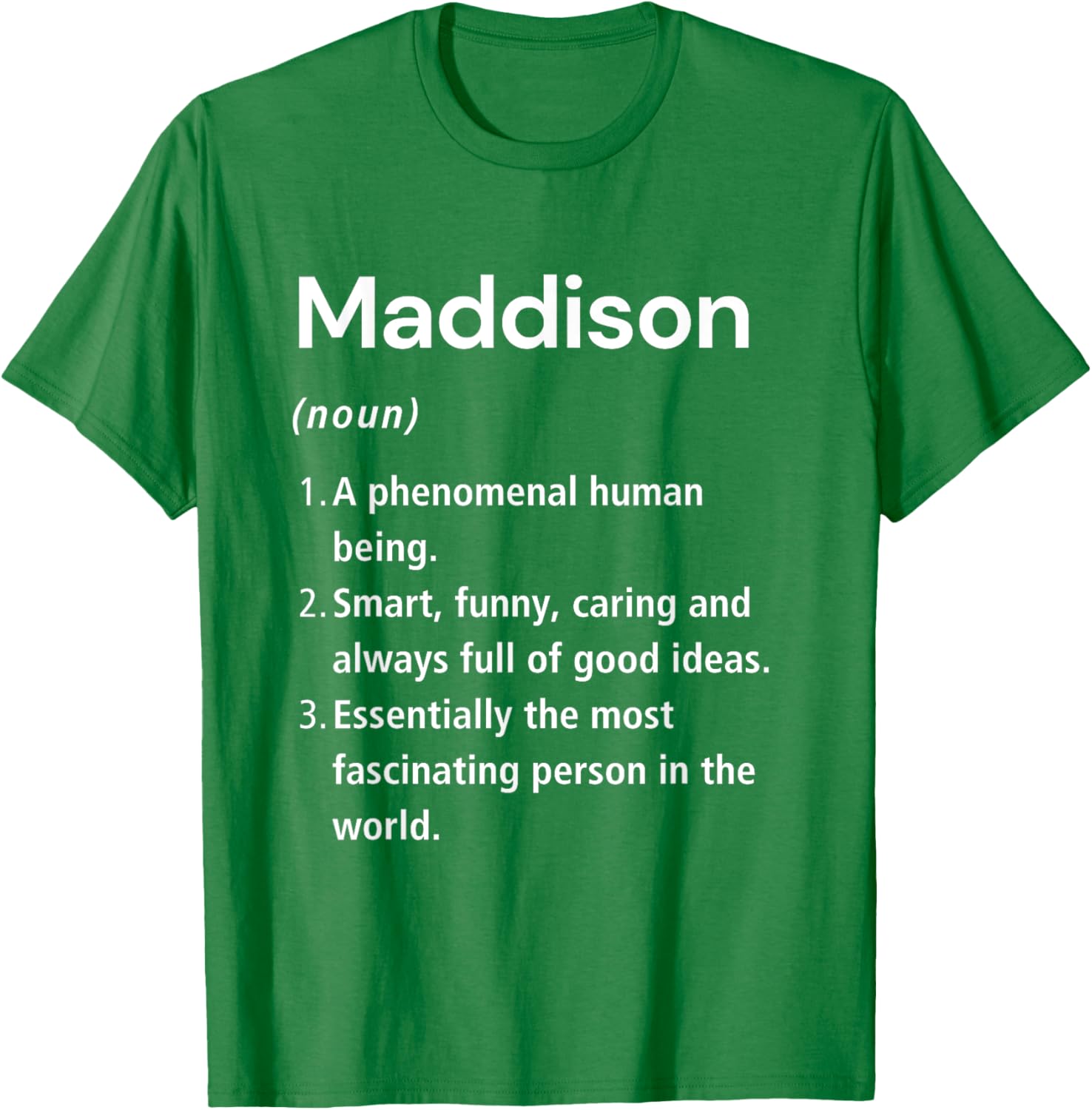 Funny Maddison Name Definition T-Shirt for Unique Style Lovers - 11
