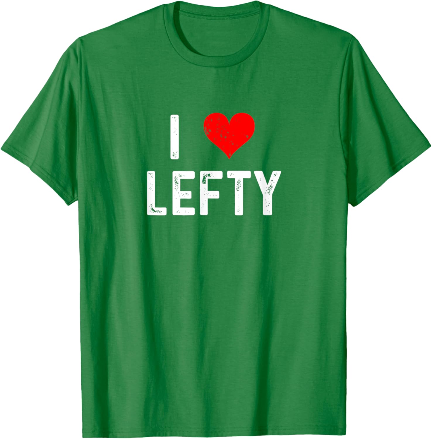 I Love Lefty Distressed Baseball Pitcher T-Shirt for Left-Handed Fans - 11