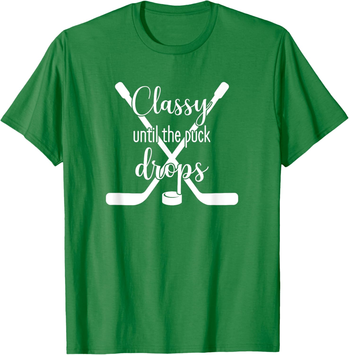 Classy Until the Puck Drops T-Shirt for Hockey Fans - Trendy Sportswear - 12