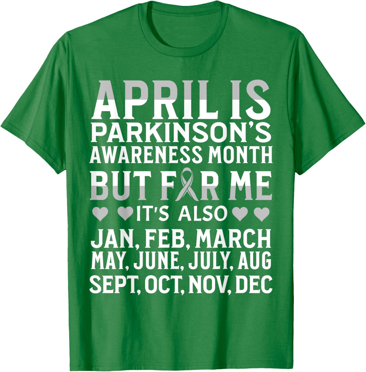Support Parkinson's Awareness with Our April T-Shirt for Everyone - 18