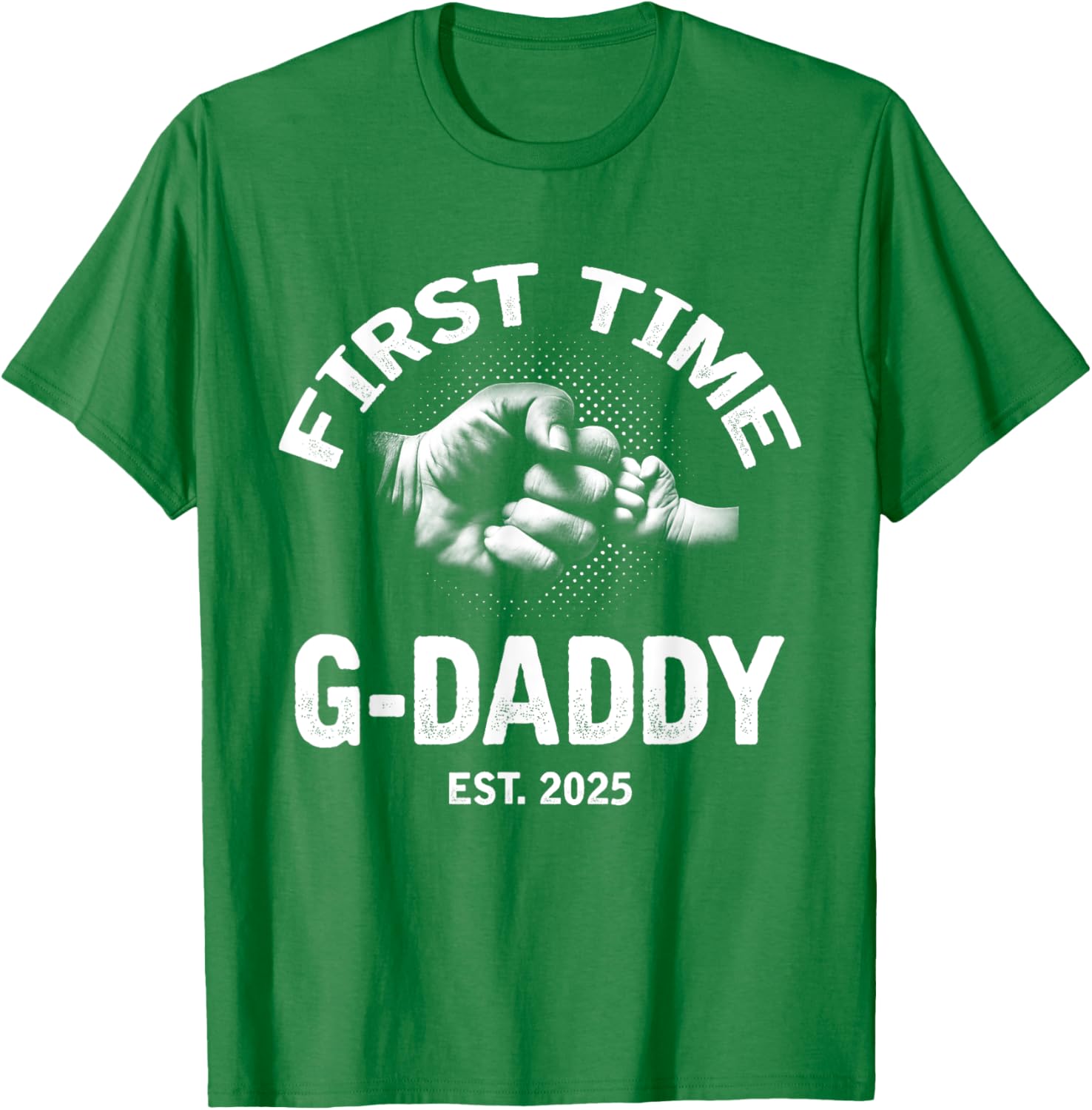 First Time G-Daddy 2025 Father's Day Vintage T-Shirt for Proud Dads - 14