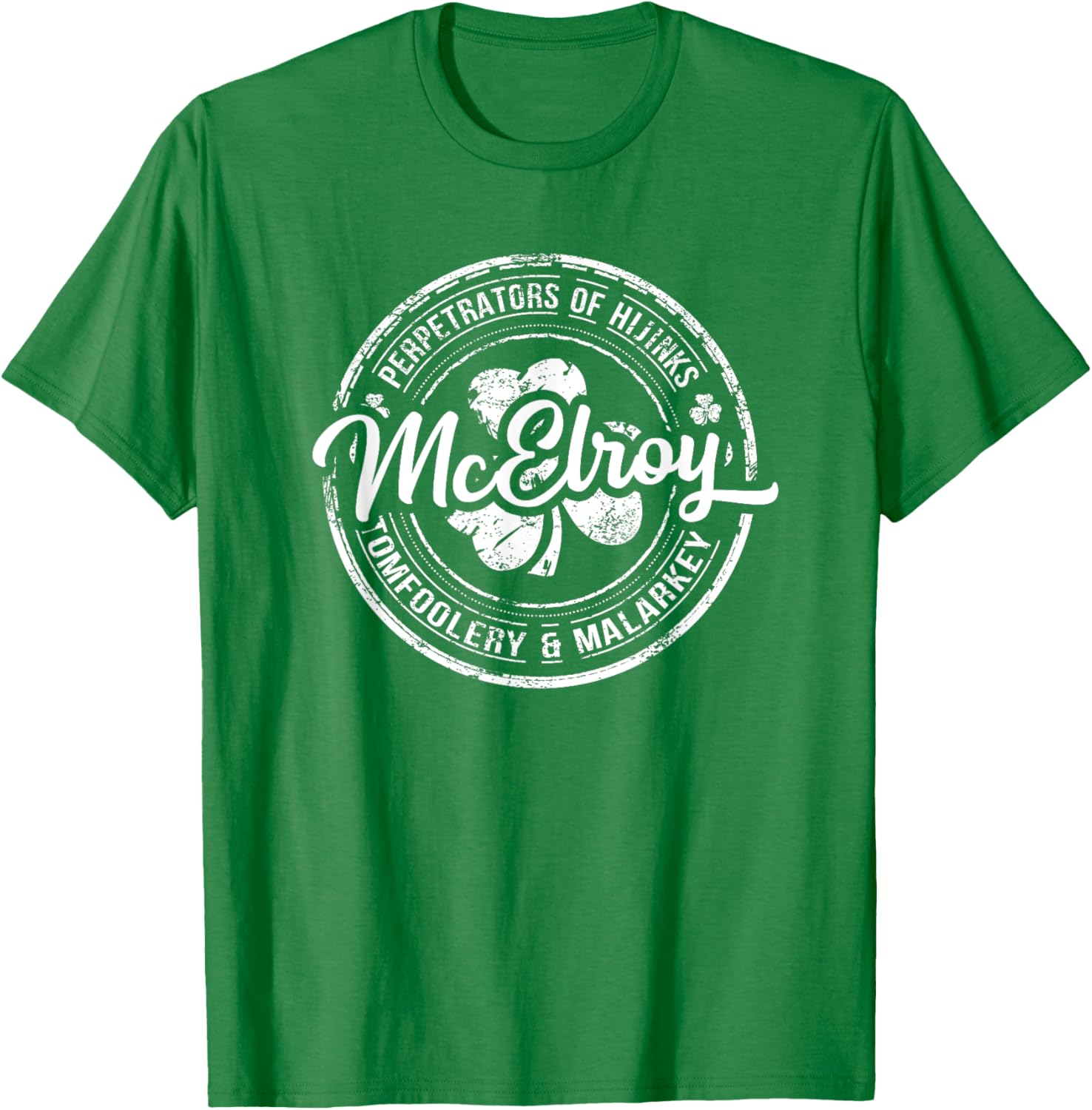 McElroy Irish Family Name T-Shirt for Proud Heritage and Style - 1