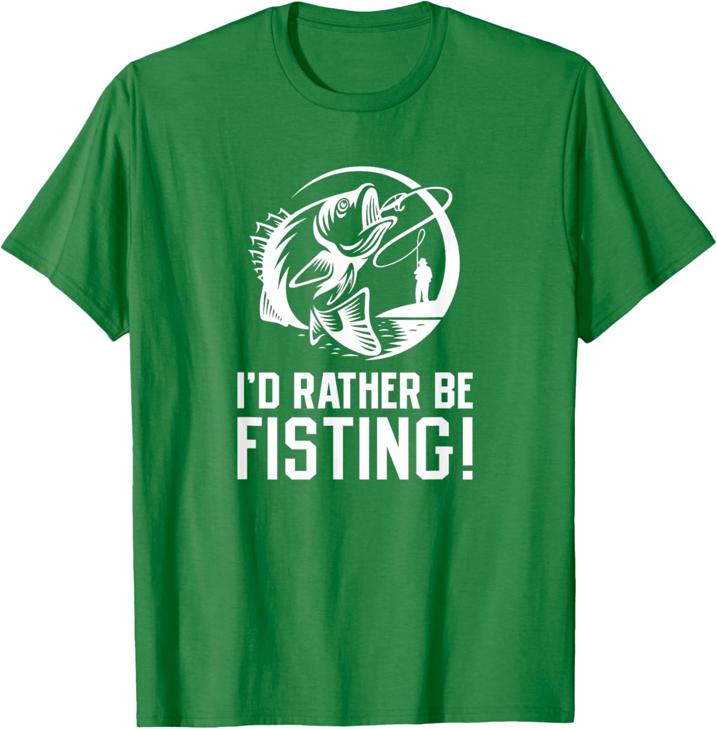 I'd Rather Be Fisting Funny Graphic T-Shirt for Casual Wear - 10