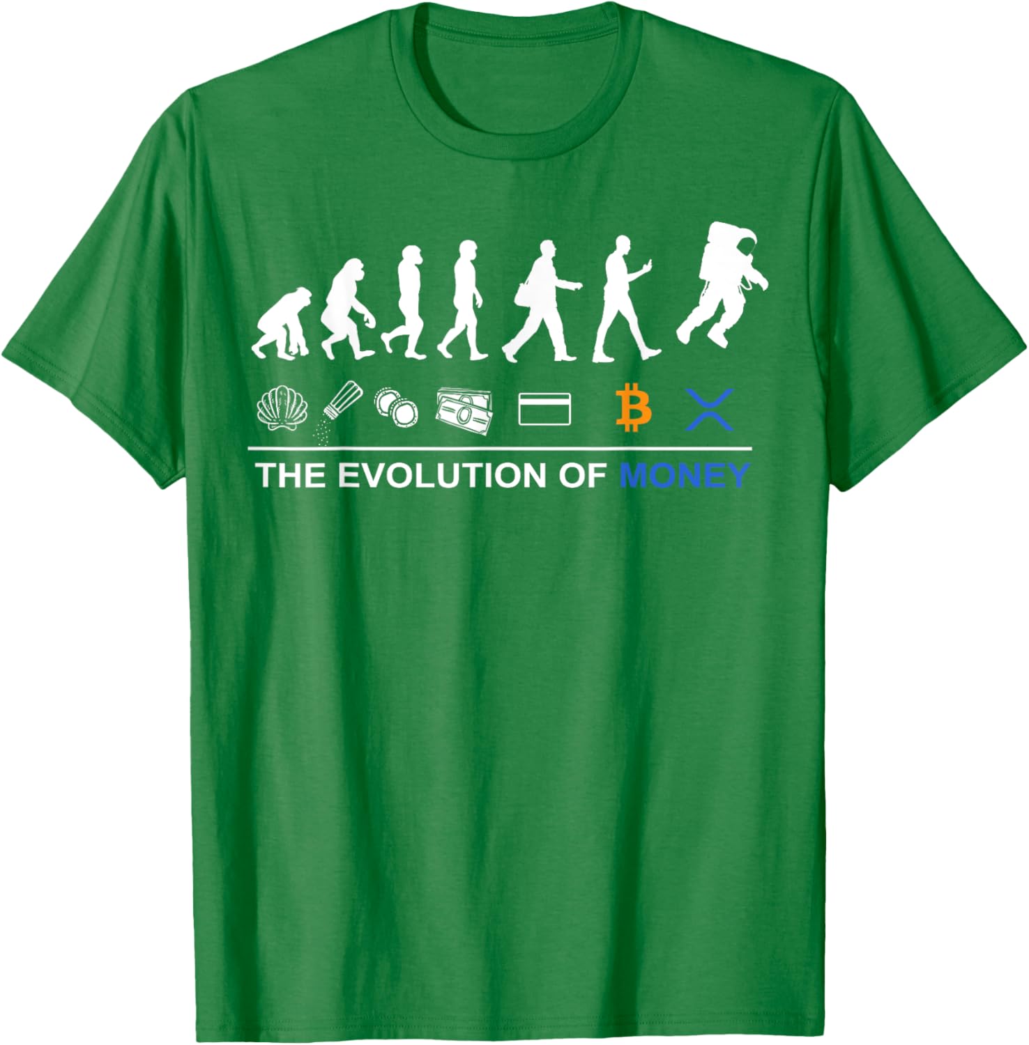 Sophisticated XRP T-Shirt - Celebrate Bitcoin's Evolution to the Moon - 11