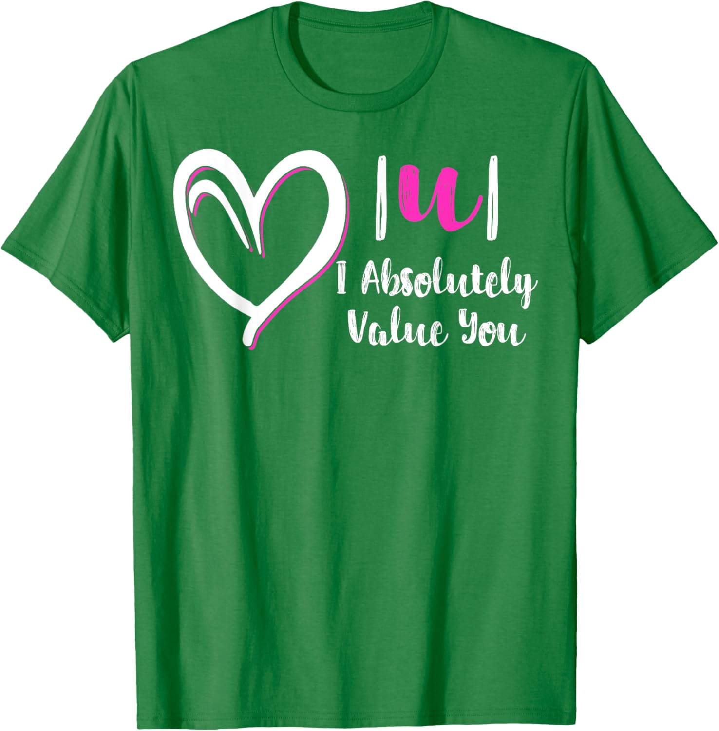 Funny Math Teacher Valentine's Day T-Shirt - I Absolutely Value You Gift - 8