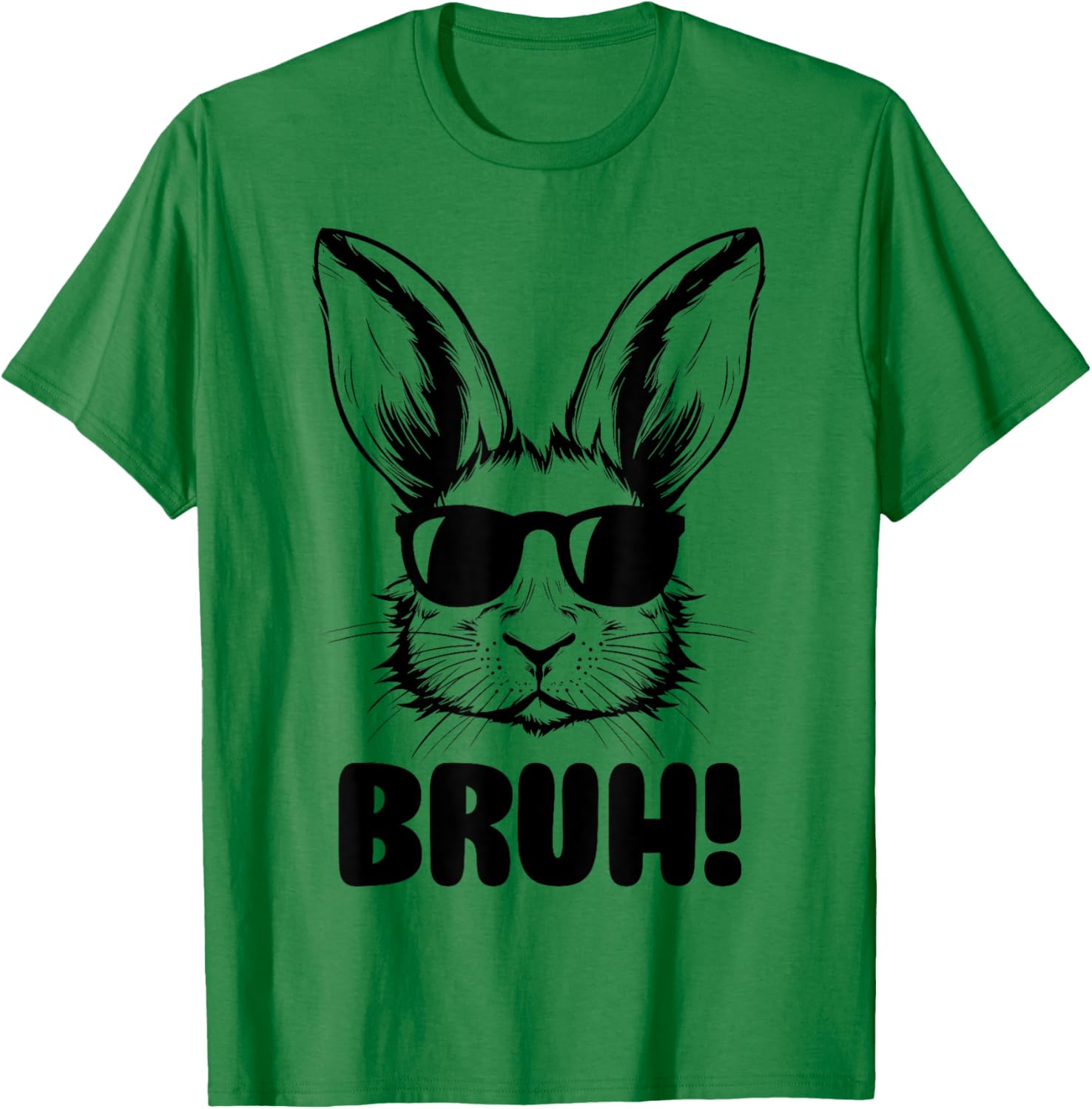 Funny Bunny Bruh Meme T-Shirt for Easter - Perfect for All Ages - 7