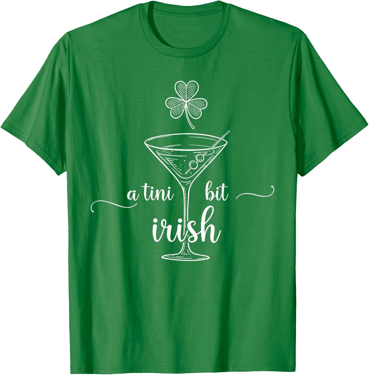 Cute Irish Girls St Patricks Day Cocktail T-Shirt for Celebrations - 2