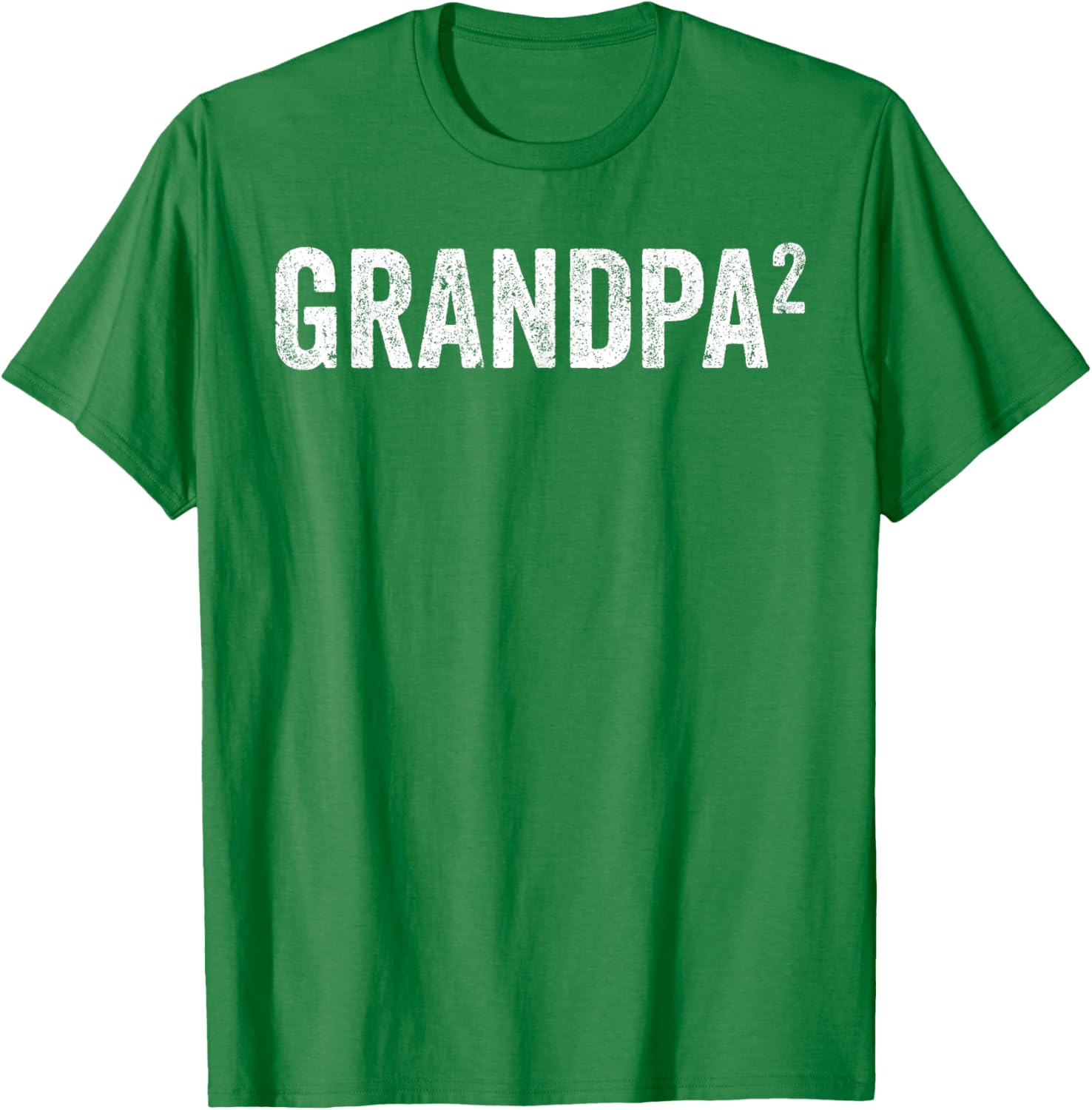 Cute Grandpa of Two Grandkids T-Shirt for Father's Day Gift - 6