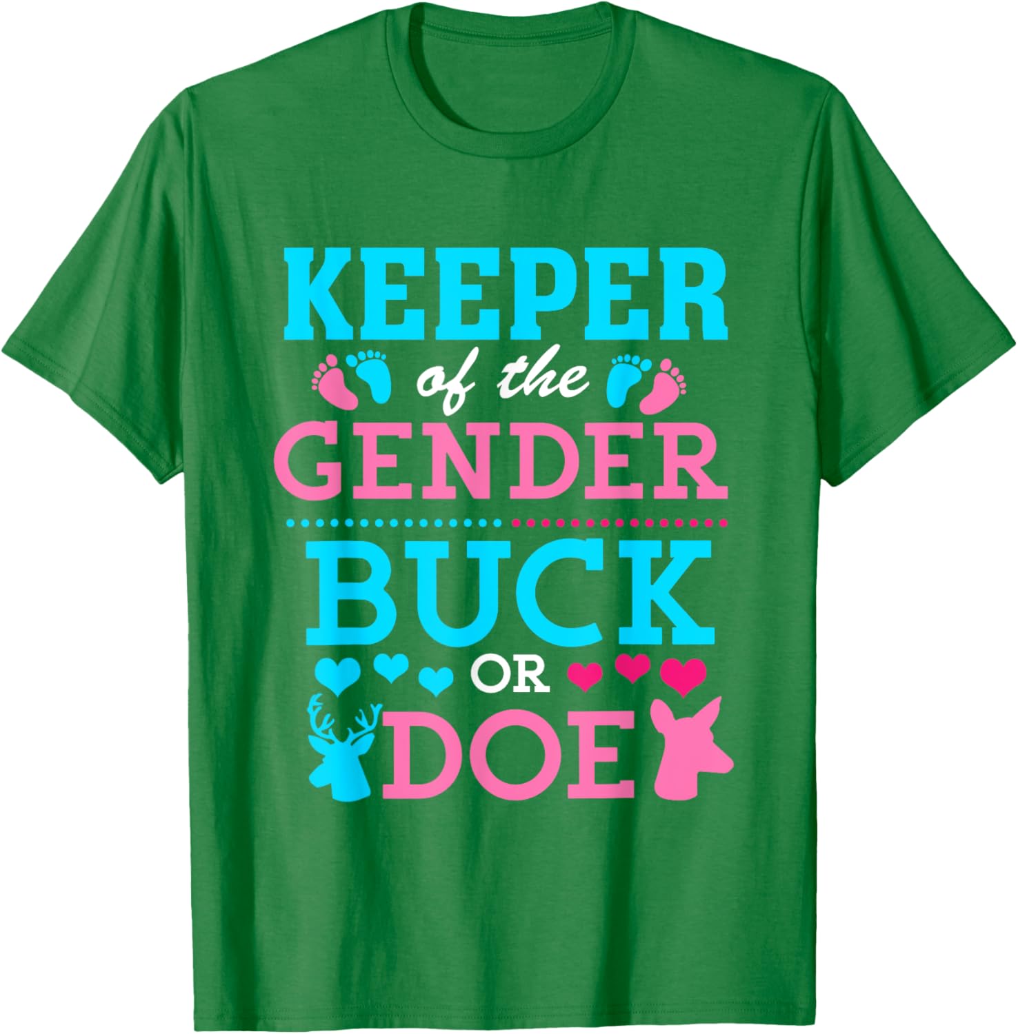 Funny Buck or Doe Gender Reveal T-Shirt for Baby Shower Celebrations - 2