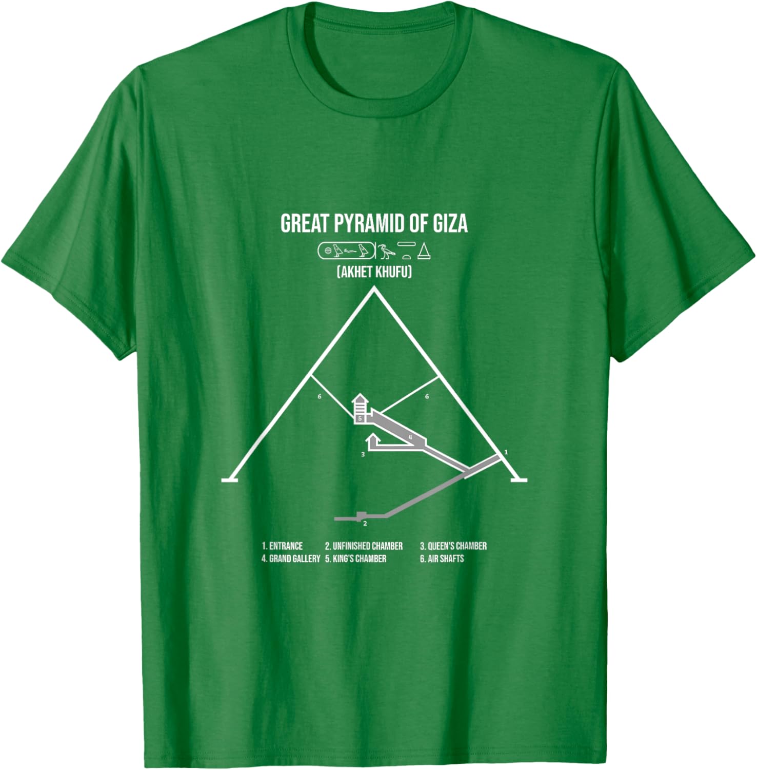 Great Pyramid of Giza T-Shirt for Travel Lovers and History Buffs - 13