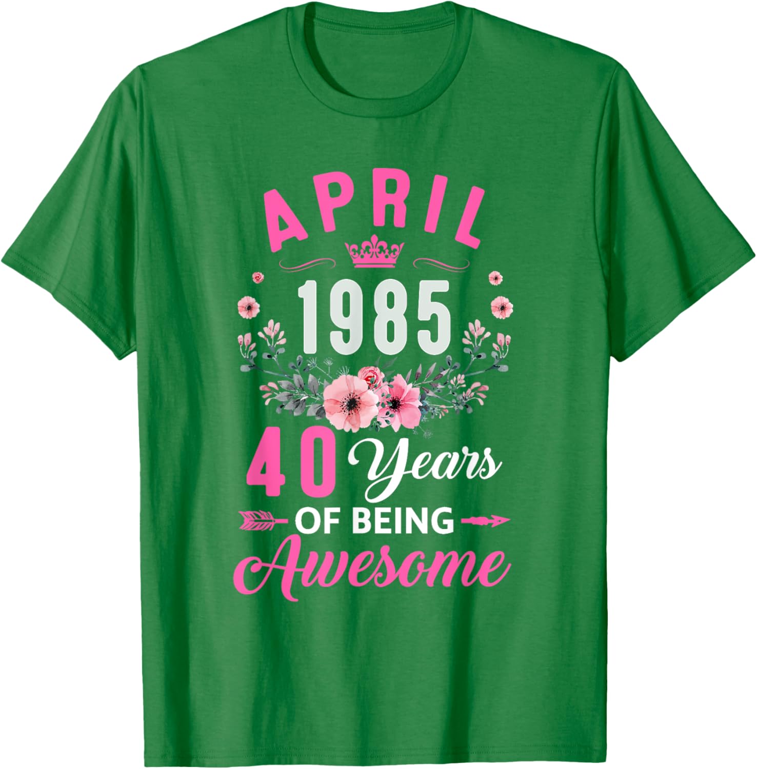 Awesome Since 1985 40th Birthday Women's T-Shirt for April Celebrations - 1