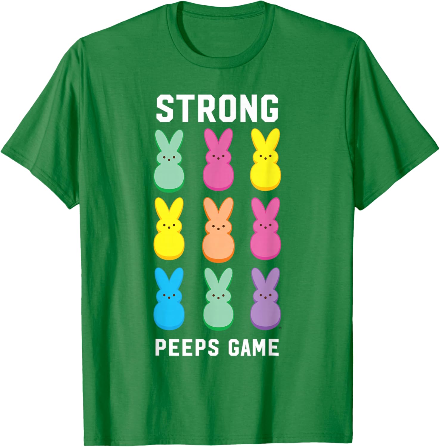 Strong Peeps Game Classic Bunnies T-Shirt for Easter Celebration Fun - 4