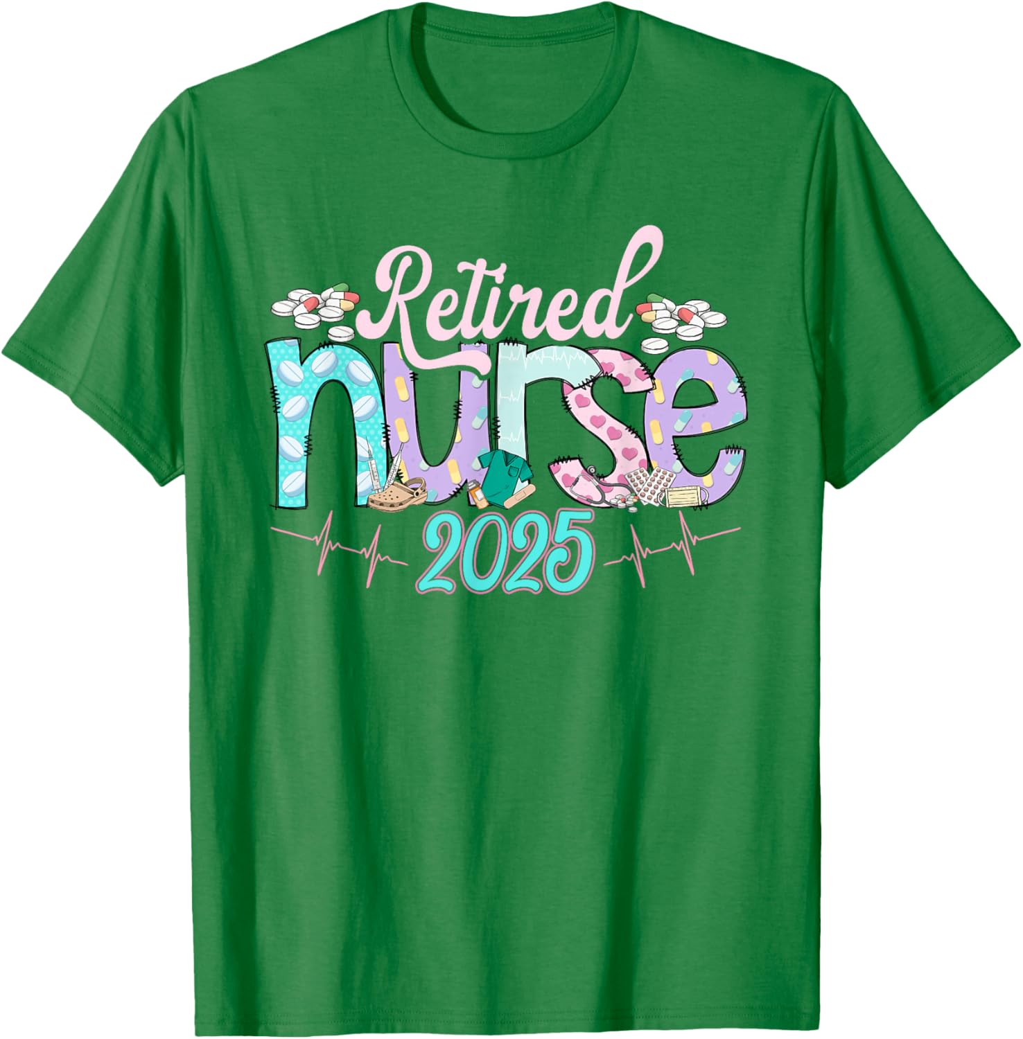 Tie Dye Retired Nurse T-Shirt 2025 Perfect Gift for Nurses - 16