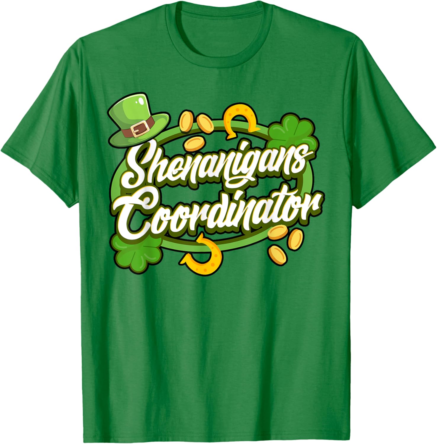 Funny Shenanigans Coordinator St Patrick's Day T-Shirt for Fun Celebrations - 3