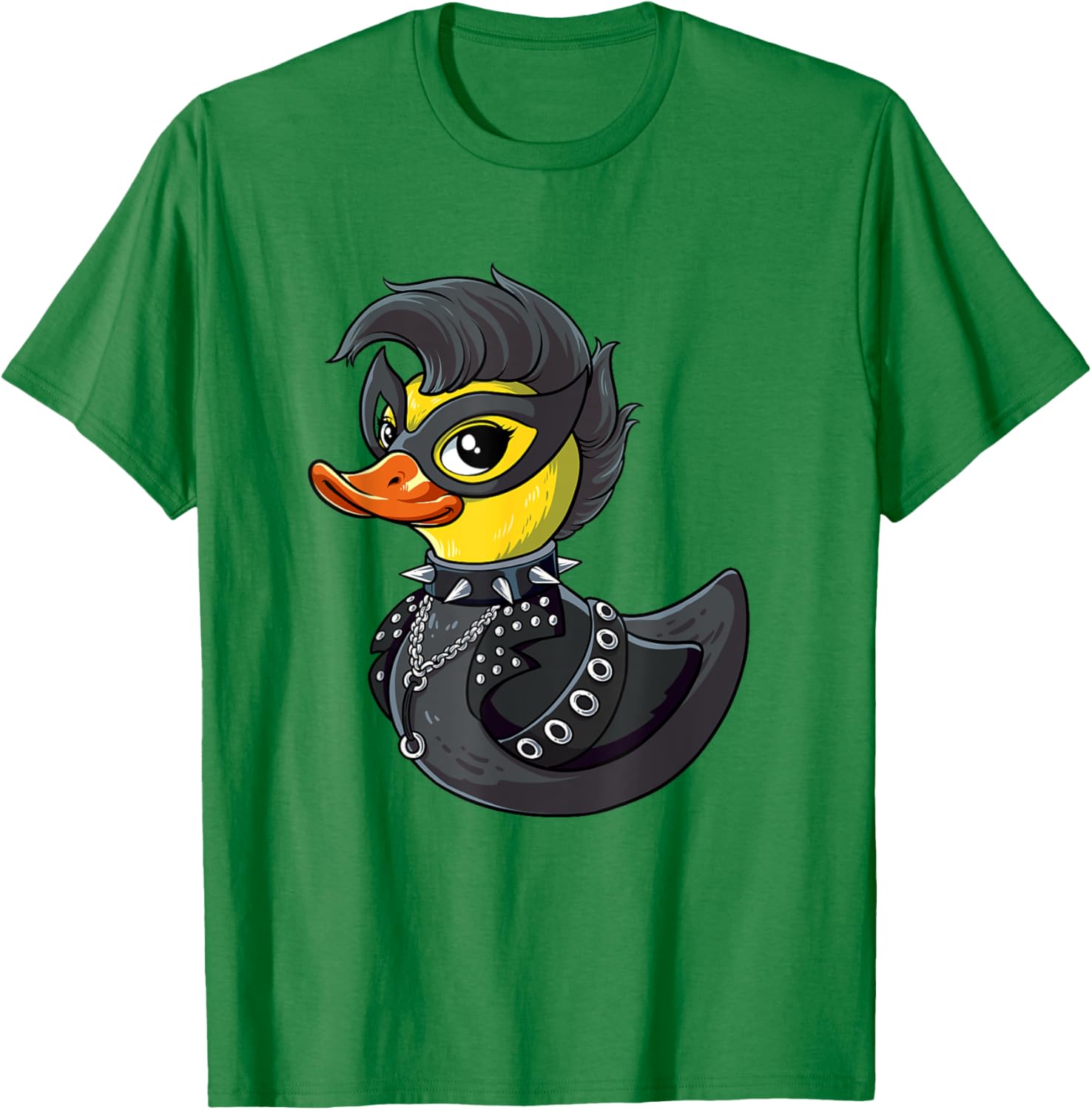Punk Duck Rocker T-Shirt for Music Lovers - Cool Graphic Tee - 4