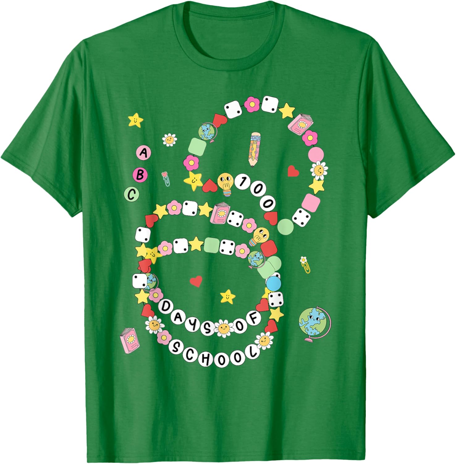 100 Days of School Bracelet and T-Shirt for Kids - Fun 100th Day Celebration - 21