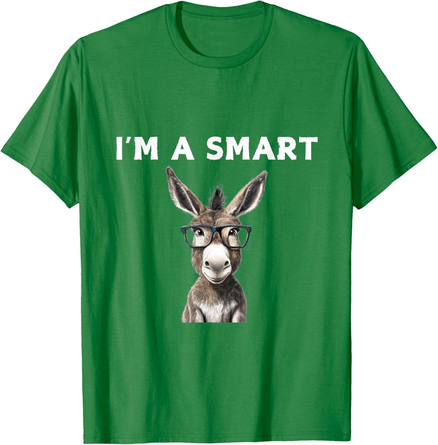 Smart Donkey T-Shirt for Fun Lovers - Unique and Stylish Graphic Tee - 10