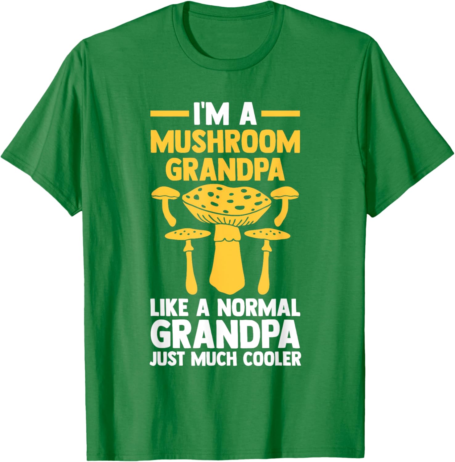Mushroom Grandpa T-Shirt for Fun Lovers of Mushrooms and Nature - 10
