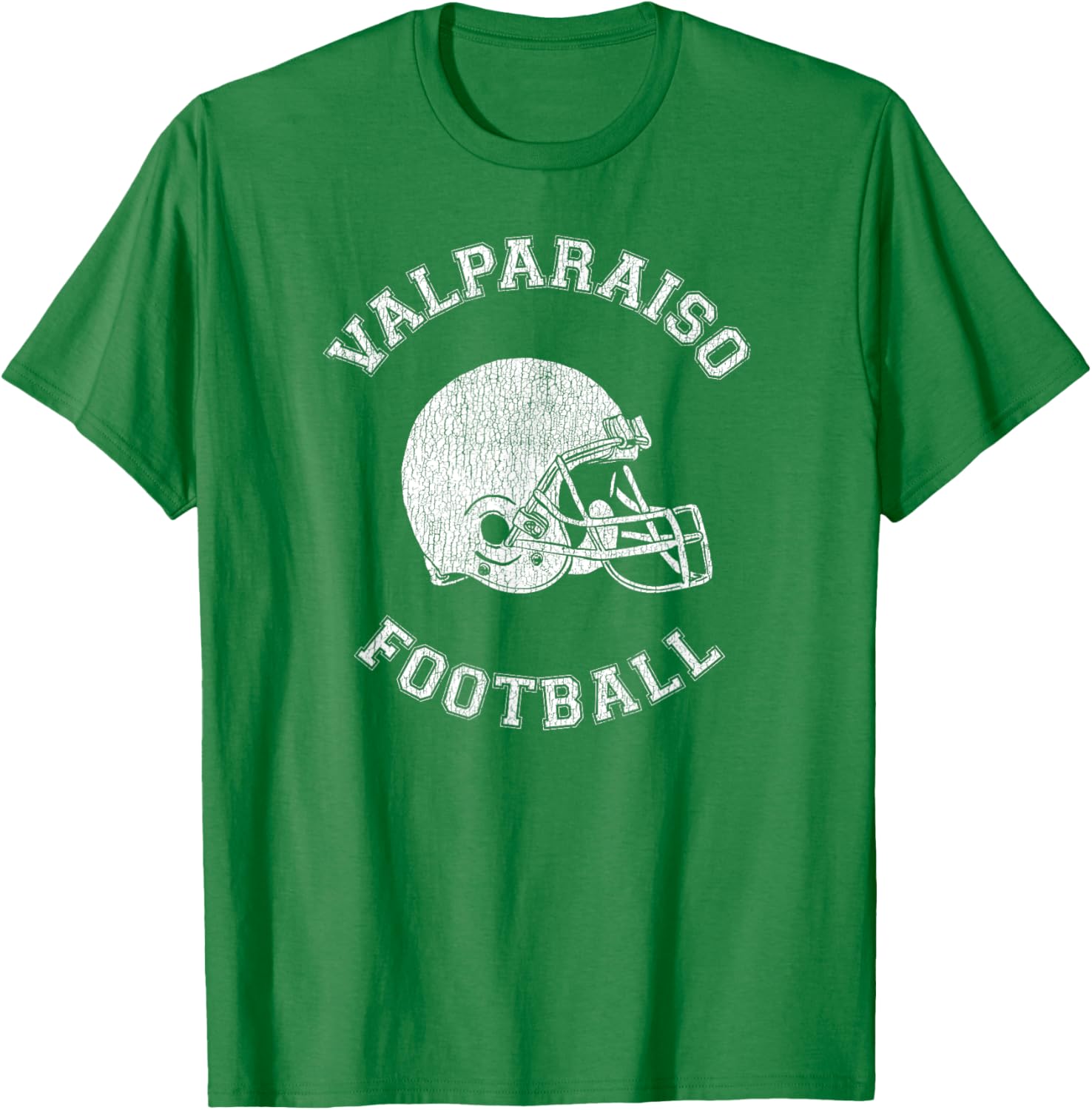 Valparaiso Retro 1980s Distressed Football T-Shirt for Vintage Style Lovers - 20