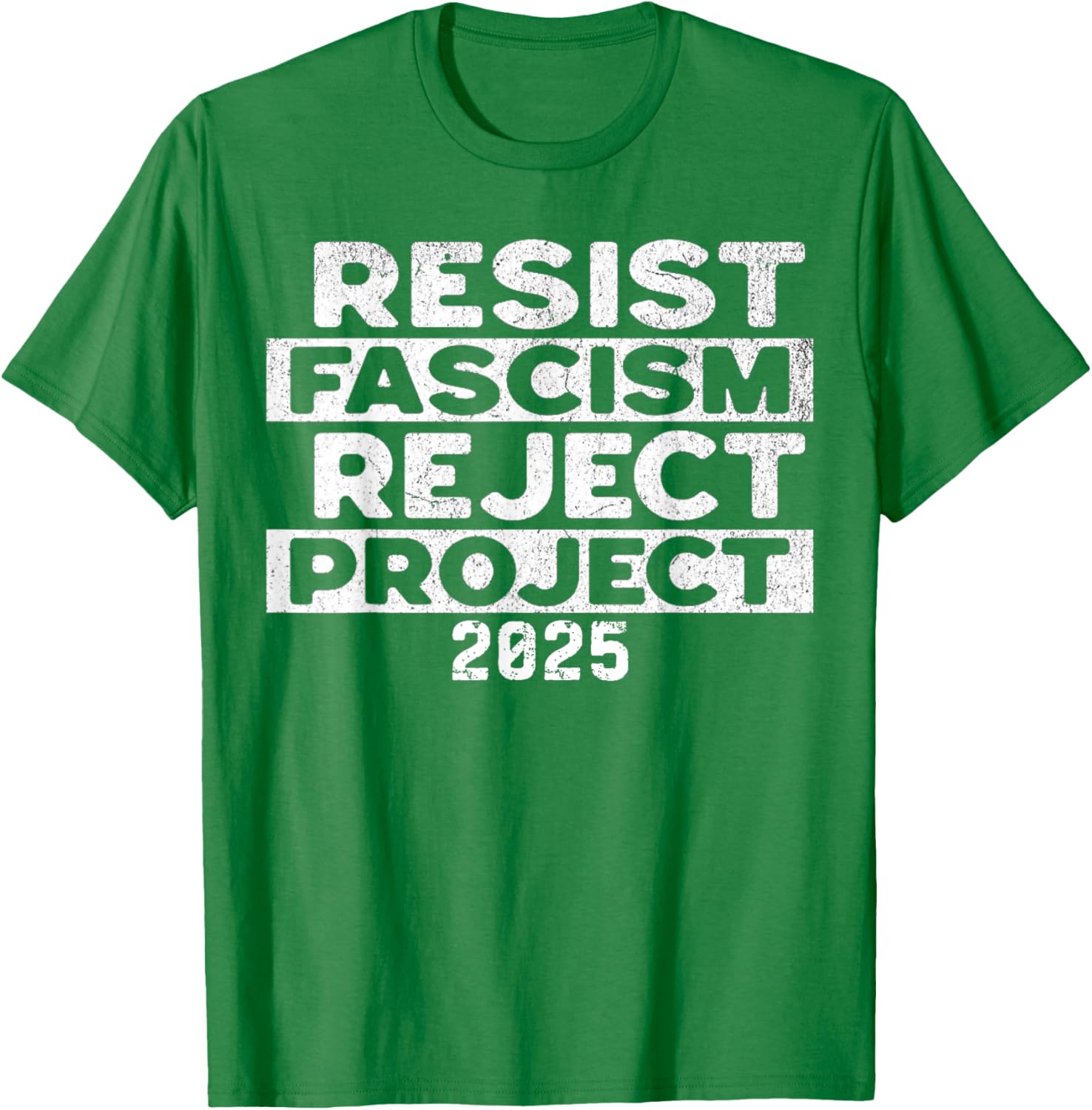 Resist Fascism Reject Project 2025 T-Shirt - Powerful Statement Apparel - 11