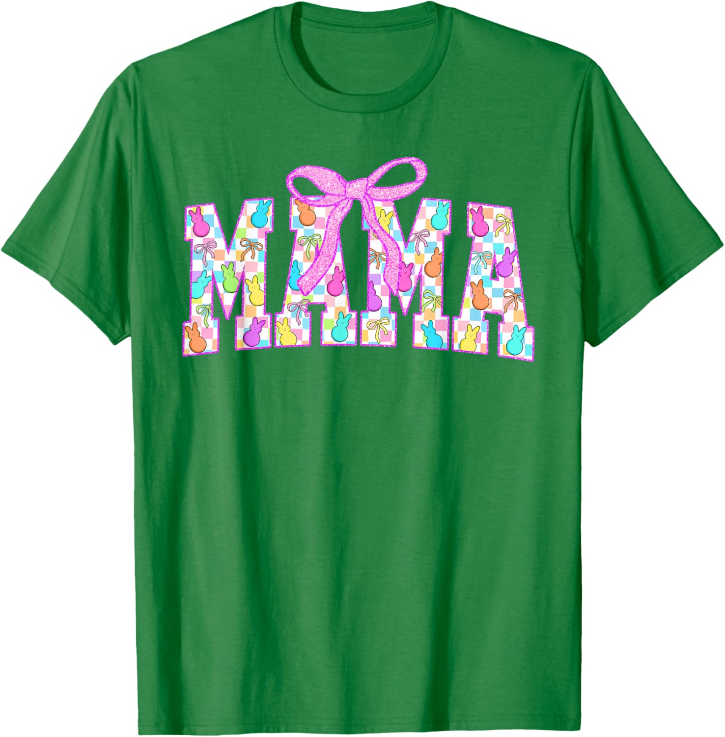 Mama Coquette Happy Easter Bunny T-Shirt for Spring Egg Hunts - 9