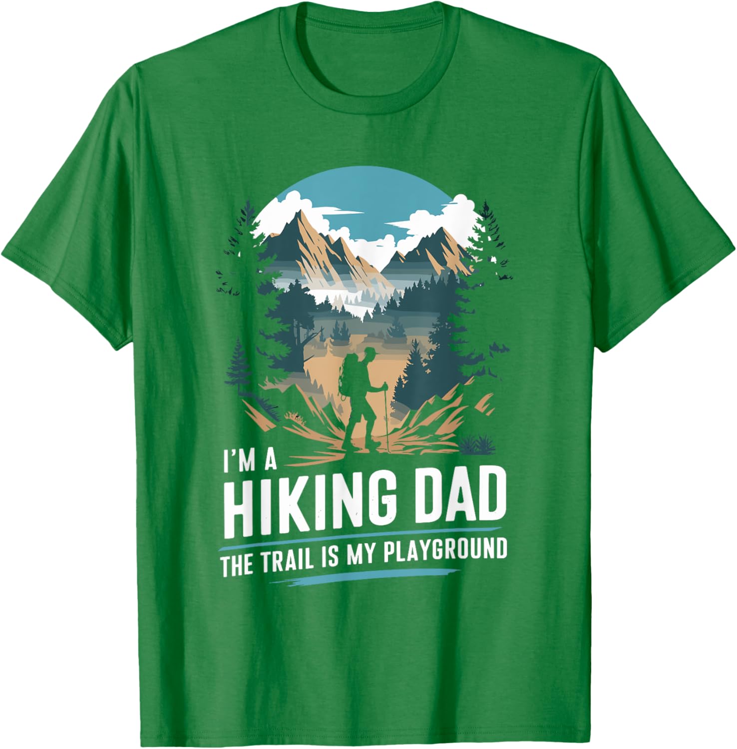 Hiking Dad Trekking T-Shirt for Outdoor Mountain Adventures - 6
