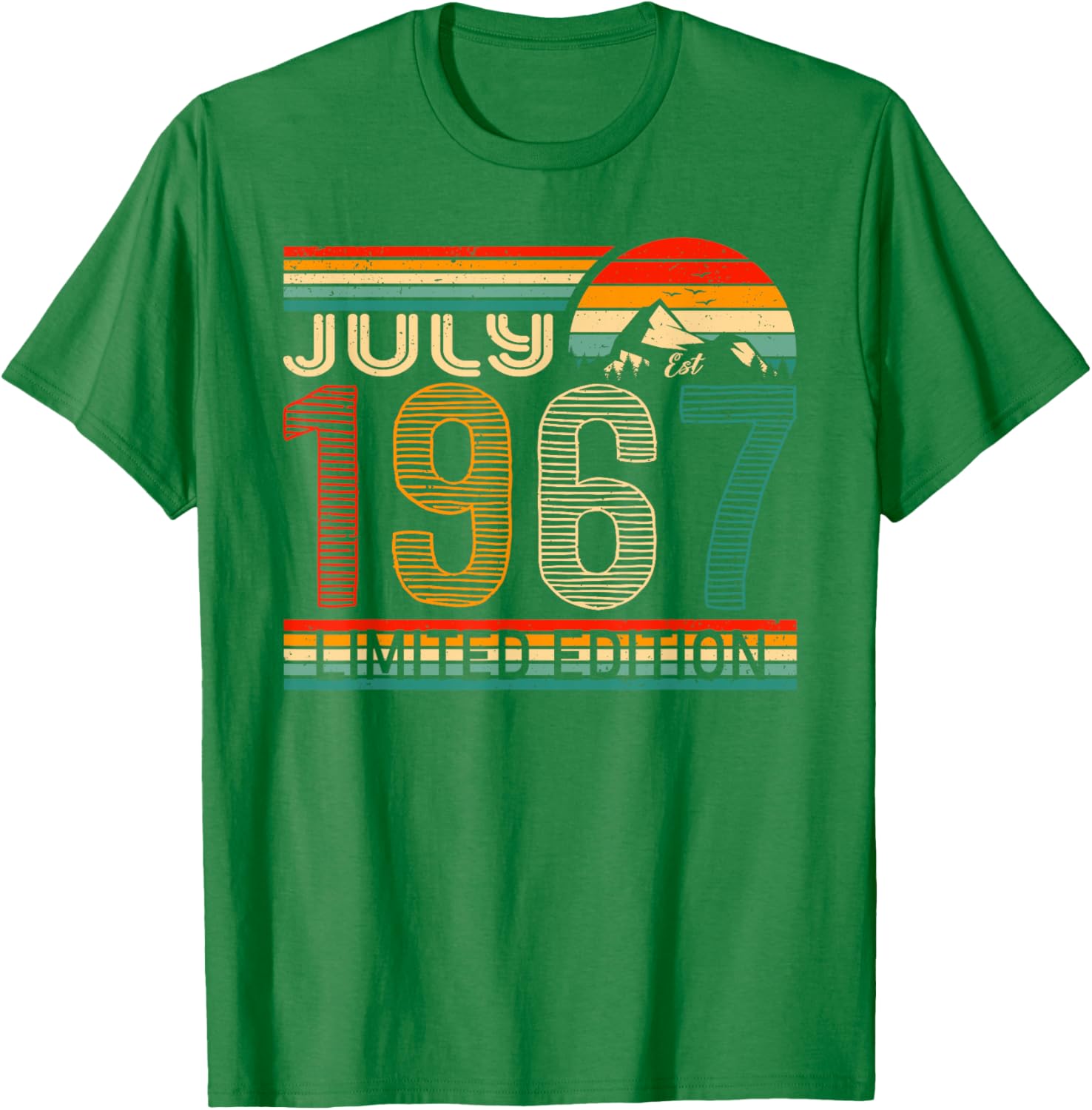 Vintage July 1967 Classic Birthday T-Shirt for Unique Celebrations - 3