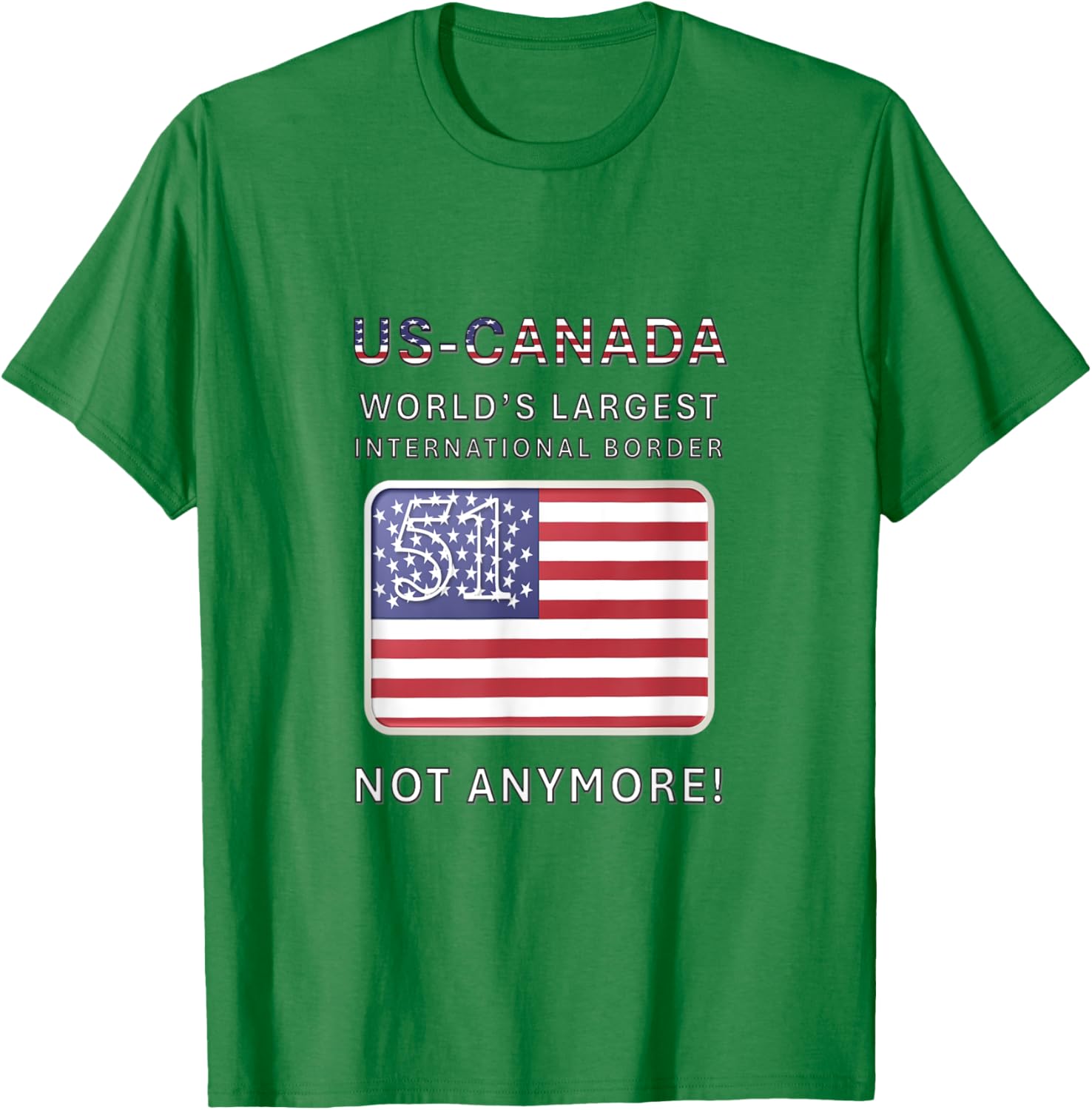 US-Canada Border MAGA T-Shirt - Proudly Celebrate Our Heritage - 27