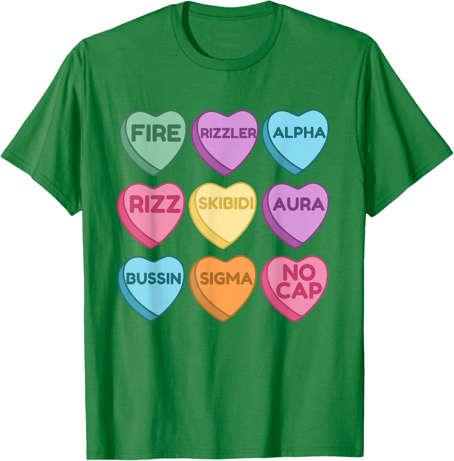 Skibidi Valentine's Day Funny Rizz T-Shirt for Trendy Love Birds - 4